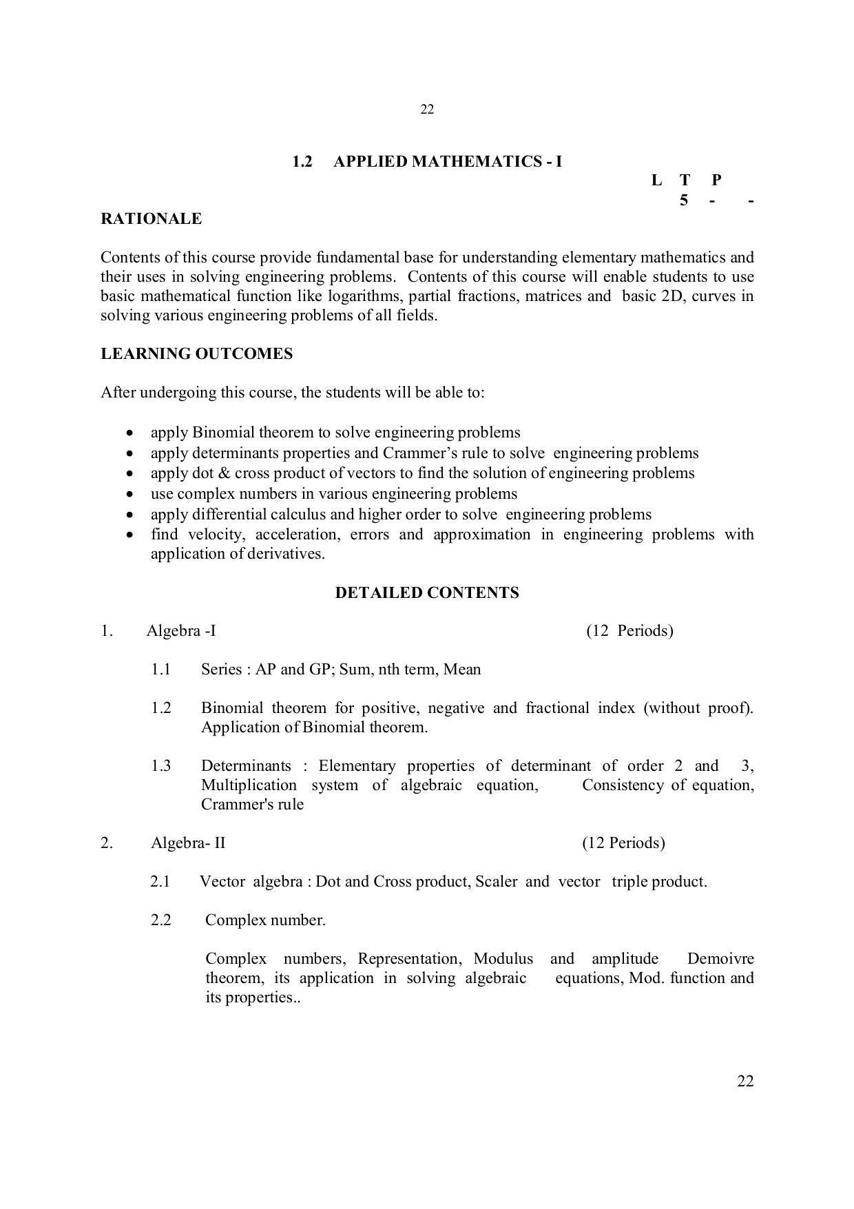 EFFECTIVE FROM JULY 2019-20 - SIX SEMESTER DIPLOMA COURSE IN ELECTRONICS ENGINEERING - Page 28