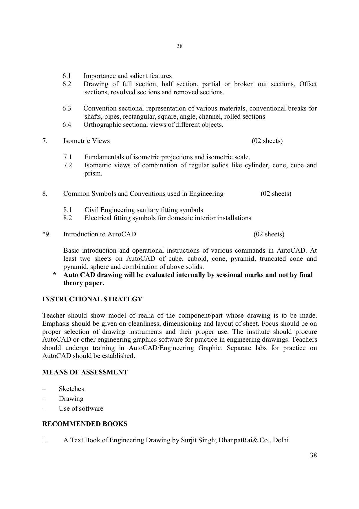 EFFECTIVE FROM JULY 2019-20 - SIX SEMESTER DIPLOMA COURSE IN ELECTRONICS ENGINEERING - Page 44