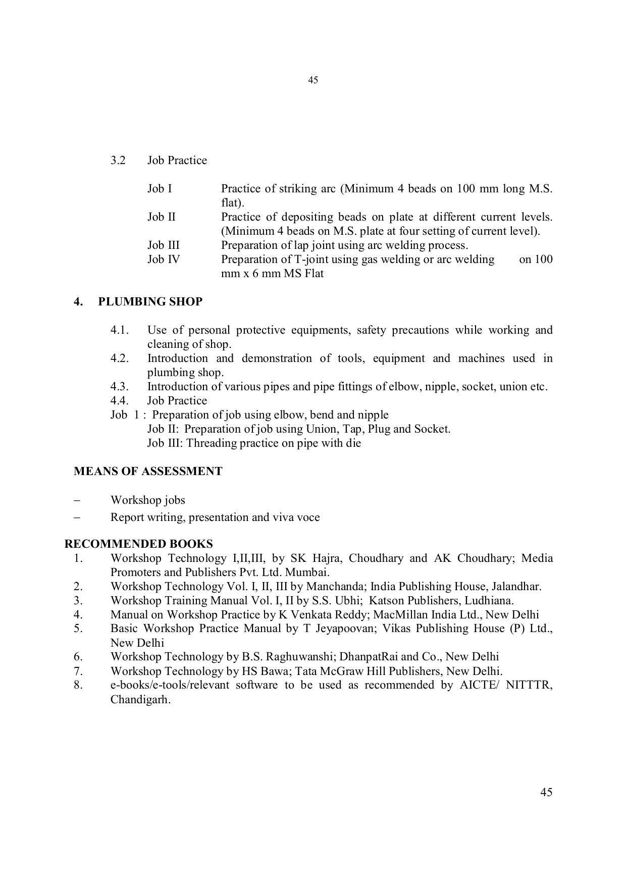 EFFECTIVE FROM JULY 2019-20 - SIX SEMESTER DIPLOMA COURSE IN ELECTRONICS ENGINEERING - Page 51