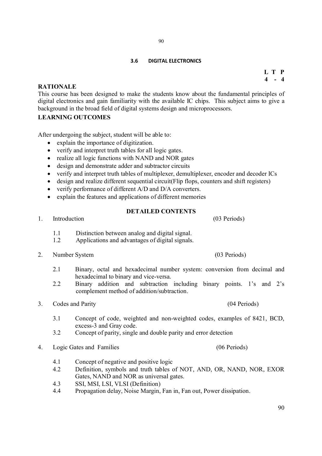 EFFECTIVE FROM JULY 2019-20 - SIX SEMESTER DIPLOMA COURSE IN ELECTRONICS ENGINEERING - Page 96