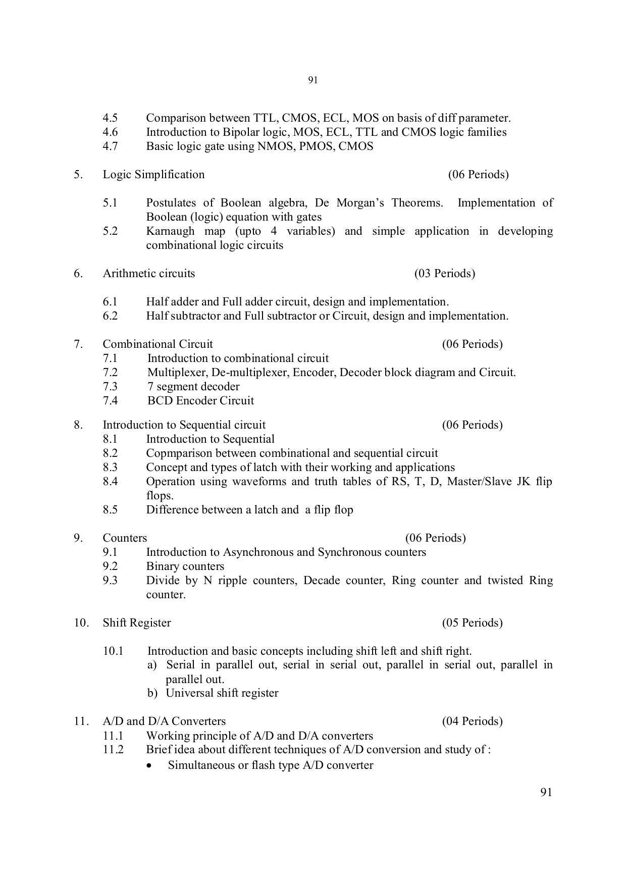EFFECTIVE FROM JULY 2019-20 - SIX SEMESTER DIPLOMA COURSE IN ELECTRONICS ENGINEERING - Page 97