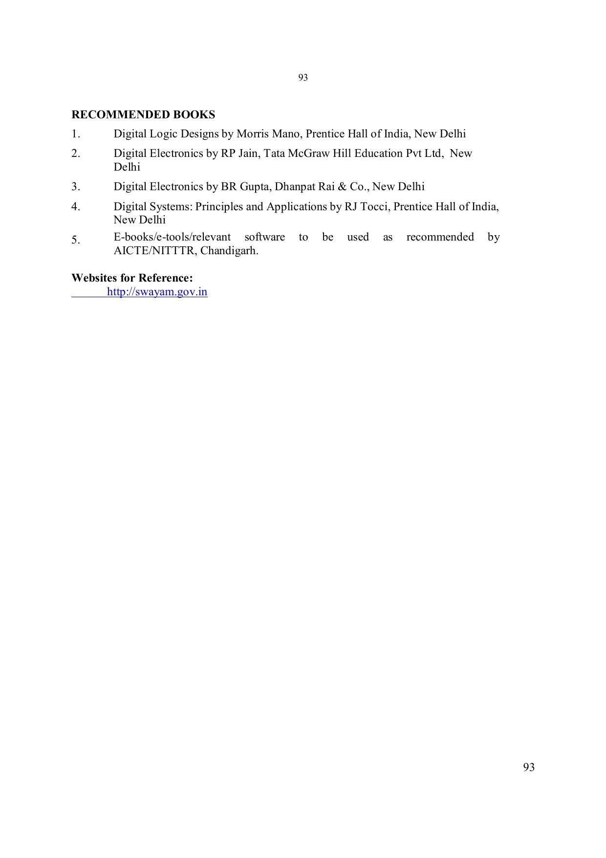 EFFECTIVE FROM JULY 2019-20 - SIX SEMESTER DIPLOMA COURSE IN ELECTRONICS ENGINEERING - Page 99