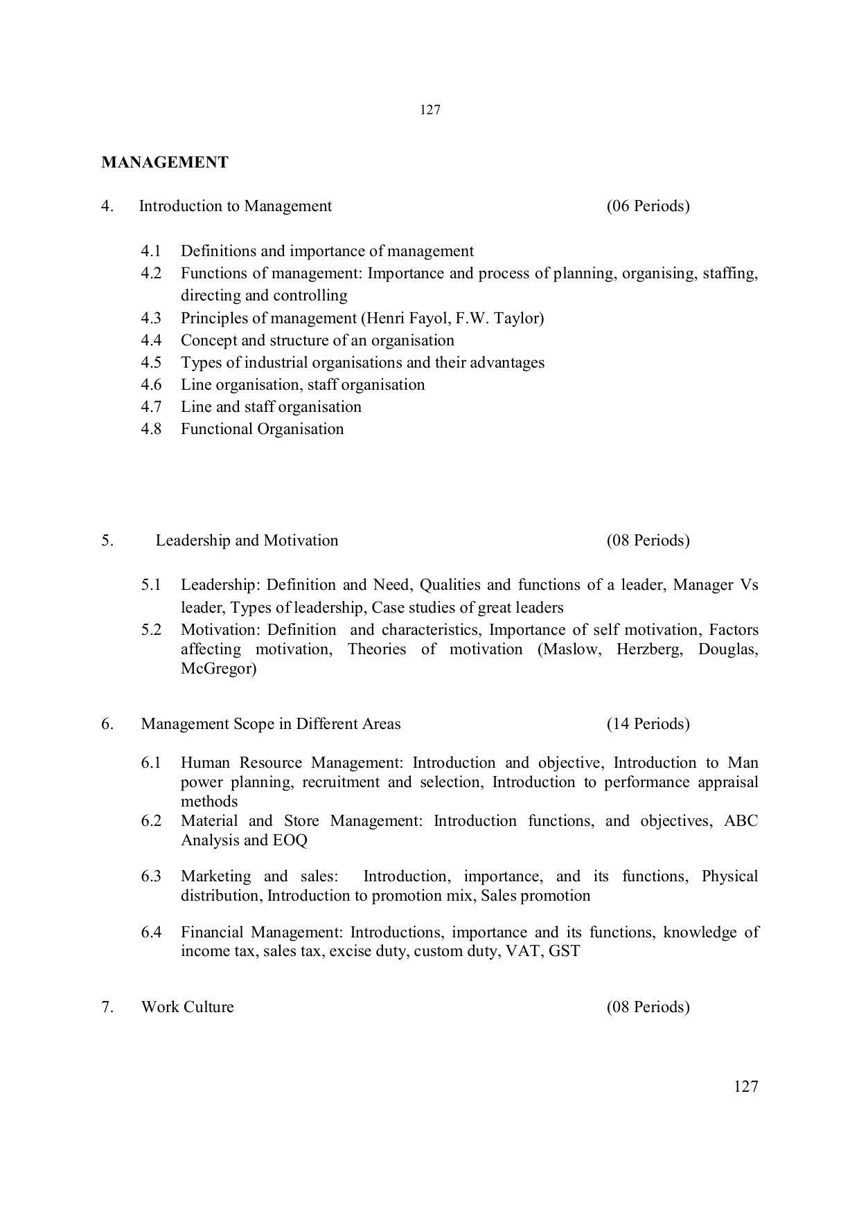 EFFECTIVE FROM JULY 2019-20 - SIX SEMESTER DIPLOMA COURSE IN ELECTRONICS ENGINEERING - Page 133