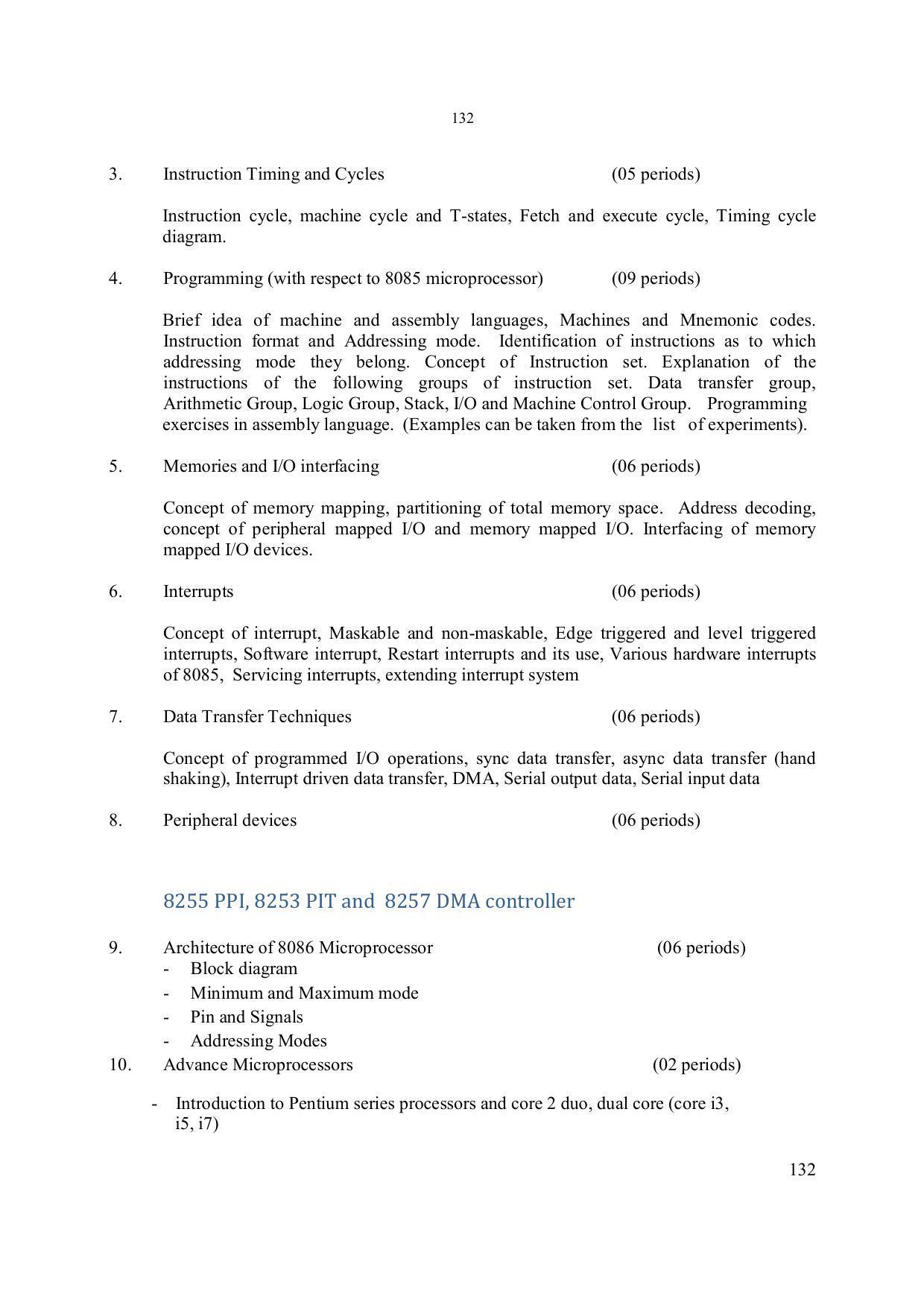EFFECTIVE FROM JULY 2019-20 - SIX SEMESTER DIPLOMA COURSE IN ELECTRONICS ENGINEERING - Page 138
