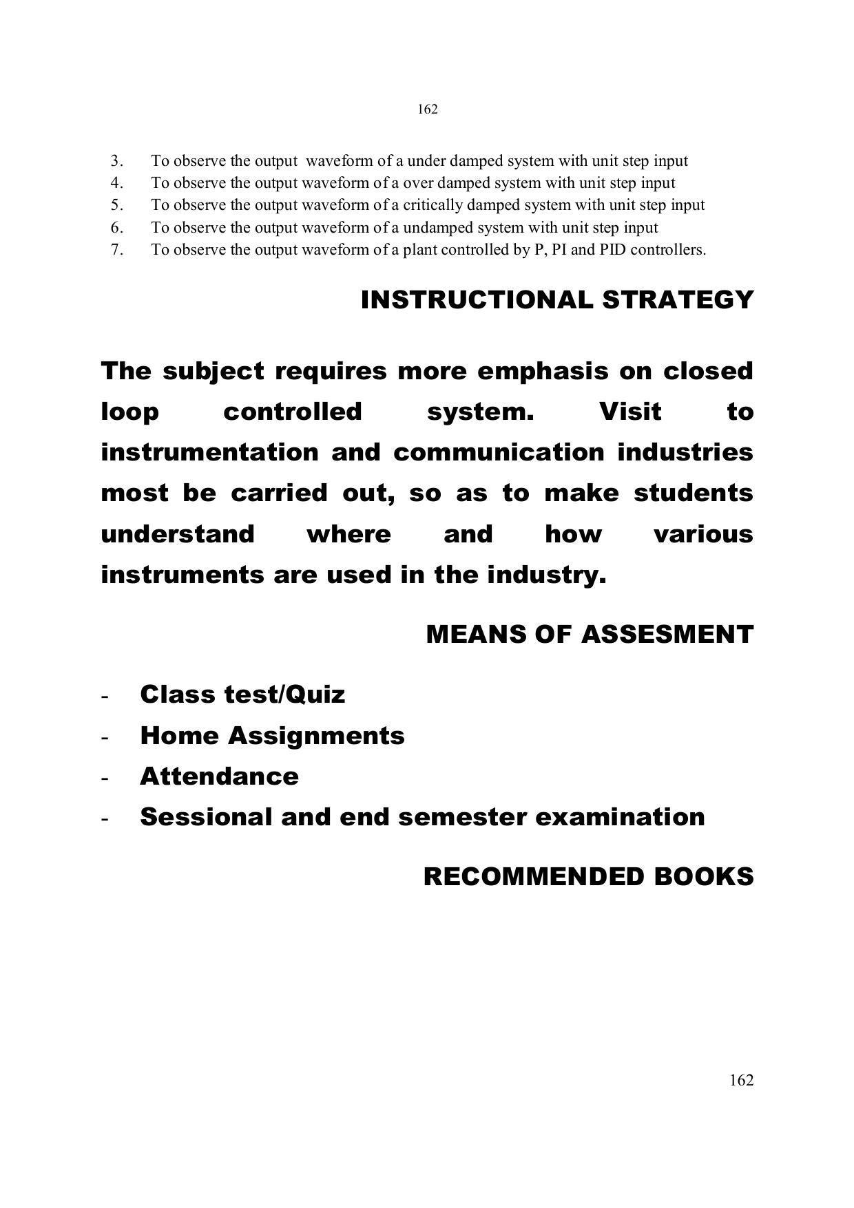 EFFECTIVE FROM JULY 2019-20 - SIX SEMESTER DIPLOMA COURSE IN ELECTRONICS ENGINEERING - Page 168