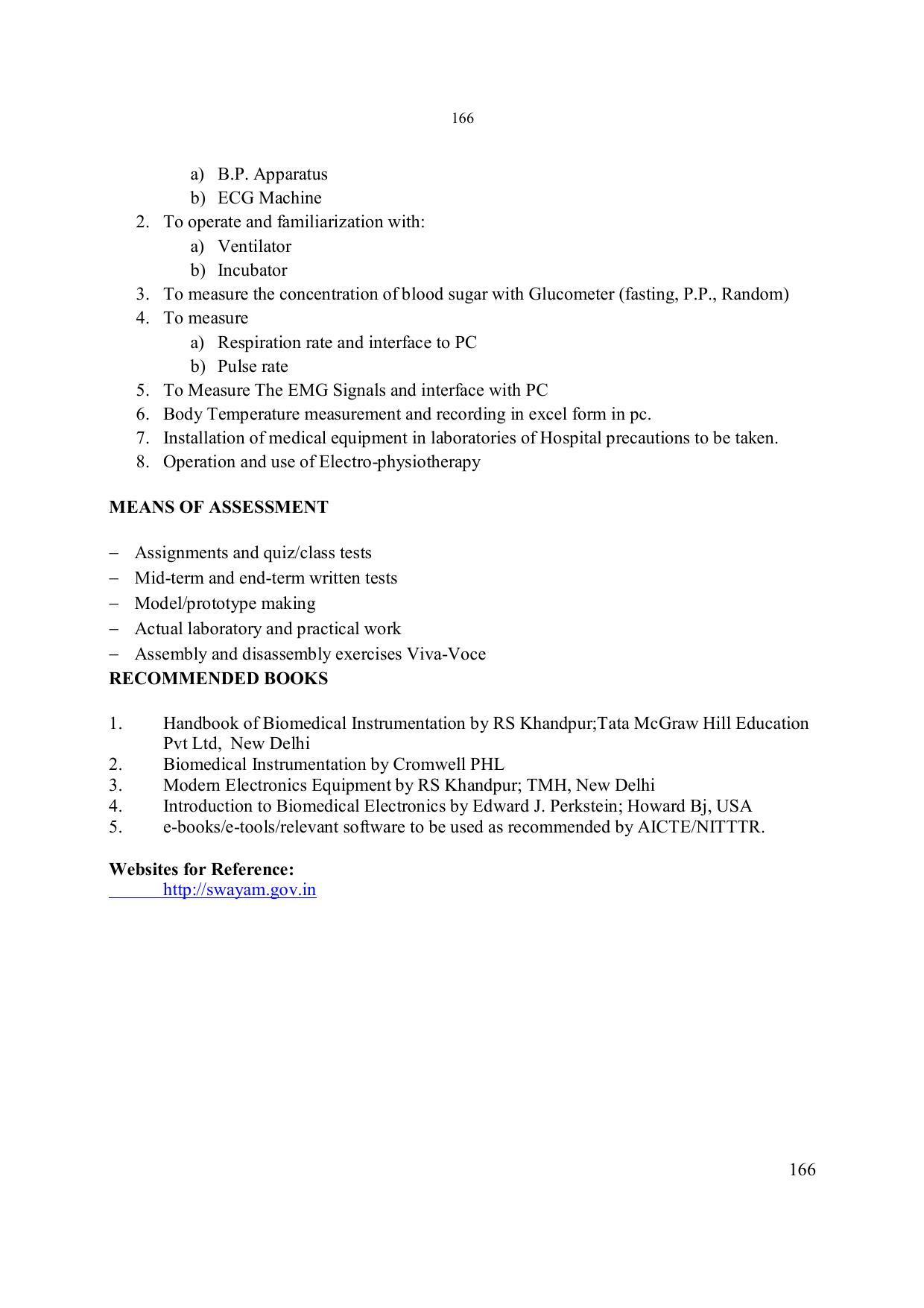 EFFECTIVE FROM JULY 2019-20 - SIX SEMESTER DIPLOMA COURSE IN ELECTRONICS ENGINEERING - Page 172