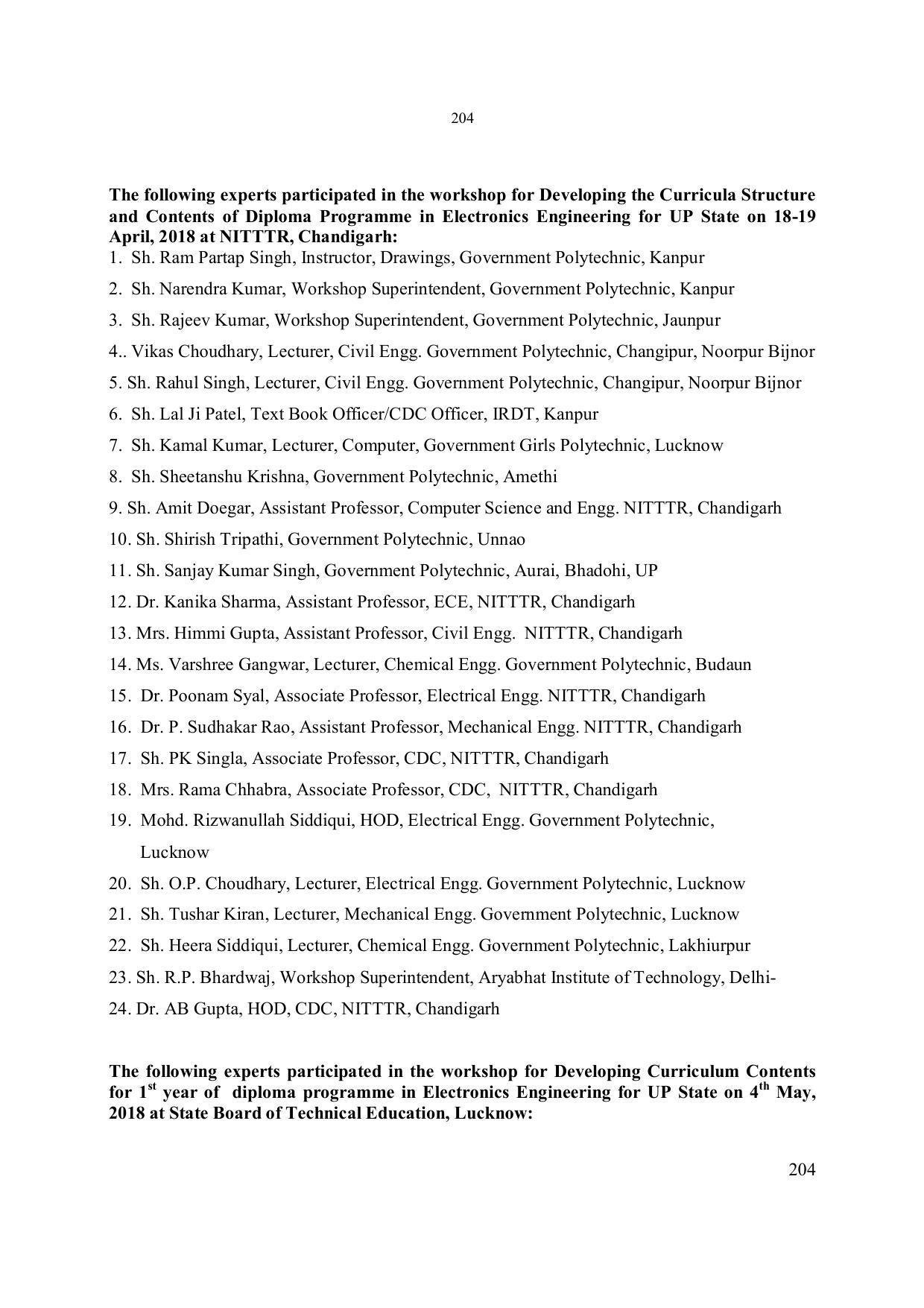 EFFECTIVE FROM JULY 2019-20 - SIX SEMESTER DIPLOMA COURSE IN ELECTRONICS ENGINEERING - Page 210