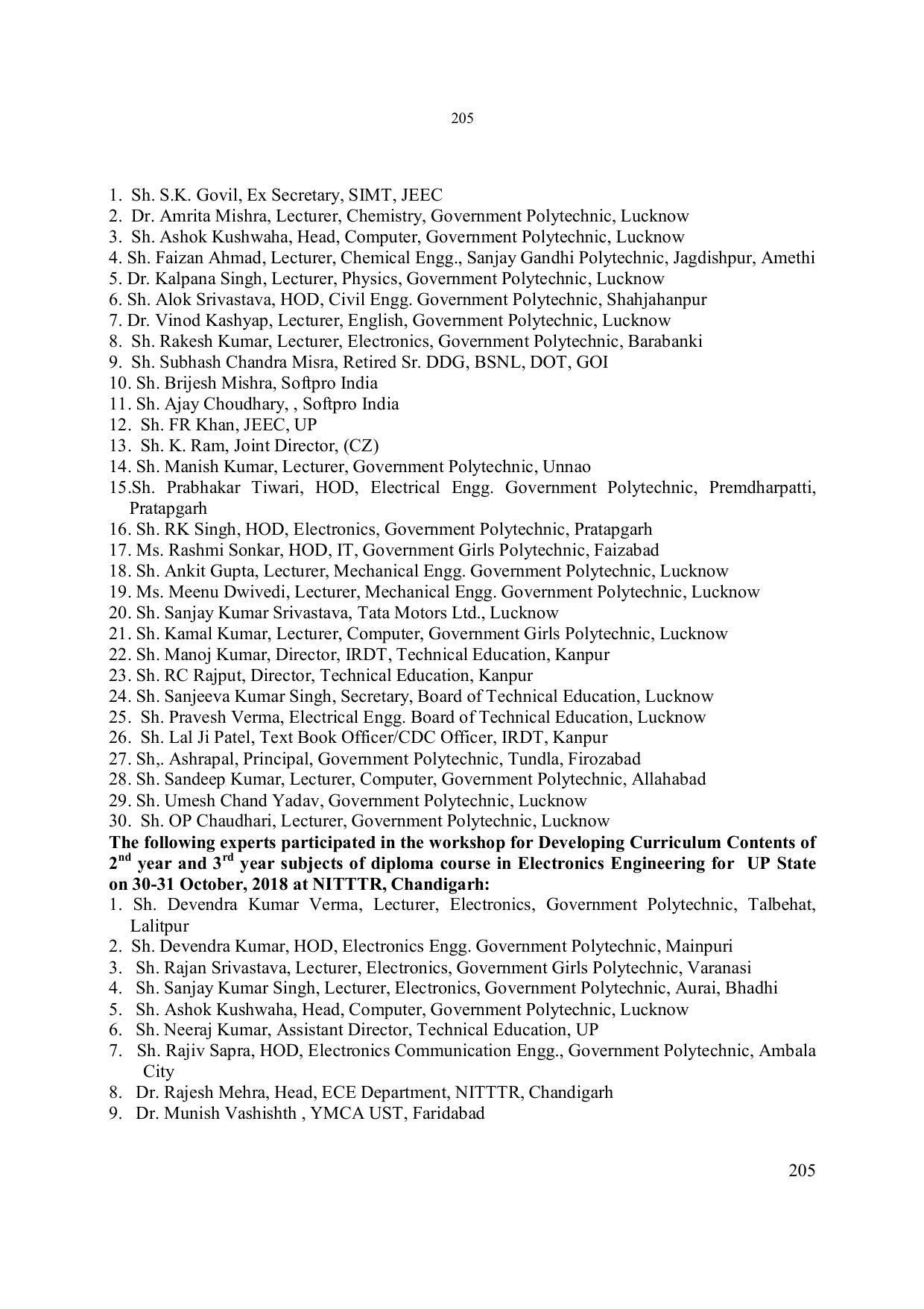 EFFECTIVE FROM JULY 2019-20 - SIX SEMESTER DIPLOMA COURSE IN ELECTRONICS ENGINEERING - Page 211