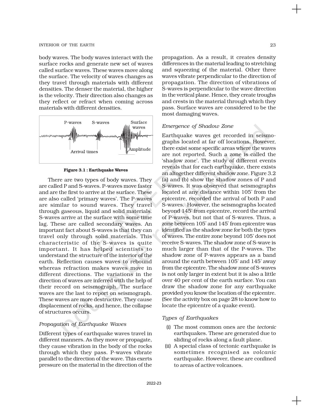NCERT Book for Class 11 Geography (Part-I) Chapter 3 Interior of the Earth - Page 3