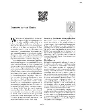 NCERT Book for Class 11 Geography (Part-I) Chapter 3 Interior of the Earth