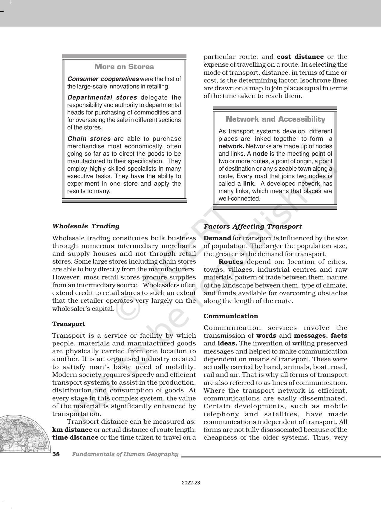 NCERT Book for Class 12 Geography (Part-1) Chapter 7 Tertiary and Quaternary Activities - Page 4