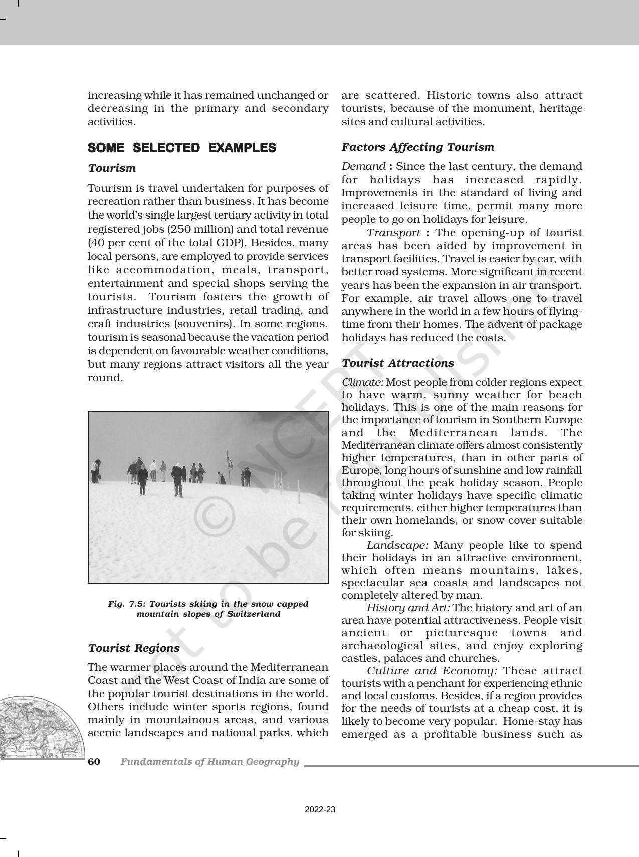 NCERT Book for Class 12 Geography (Part-1) Chapter 7 Tertiary and Quaternary Activities - Page 6