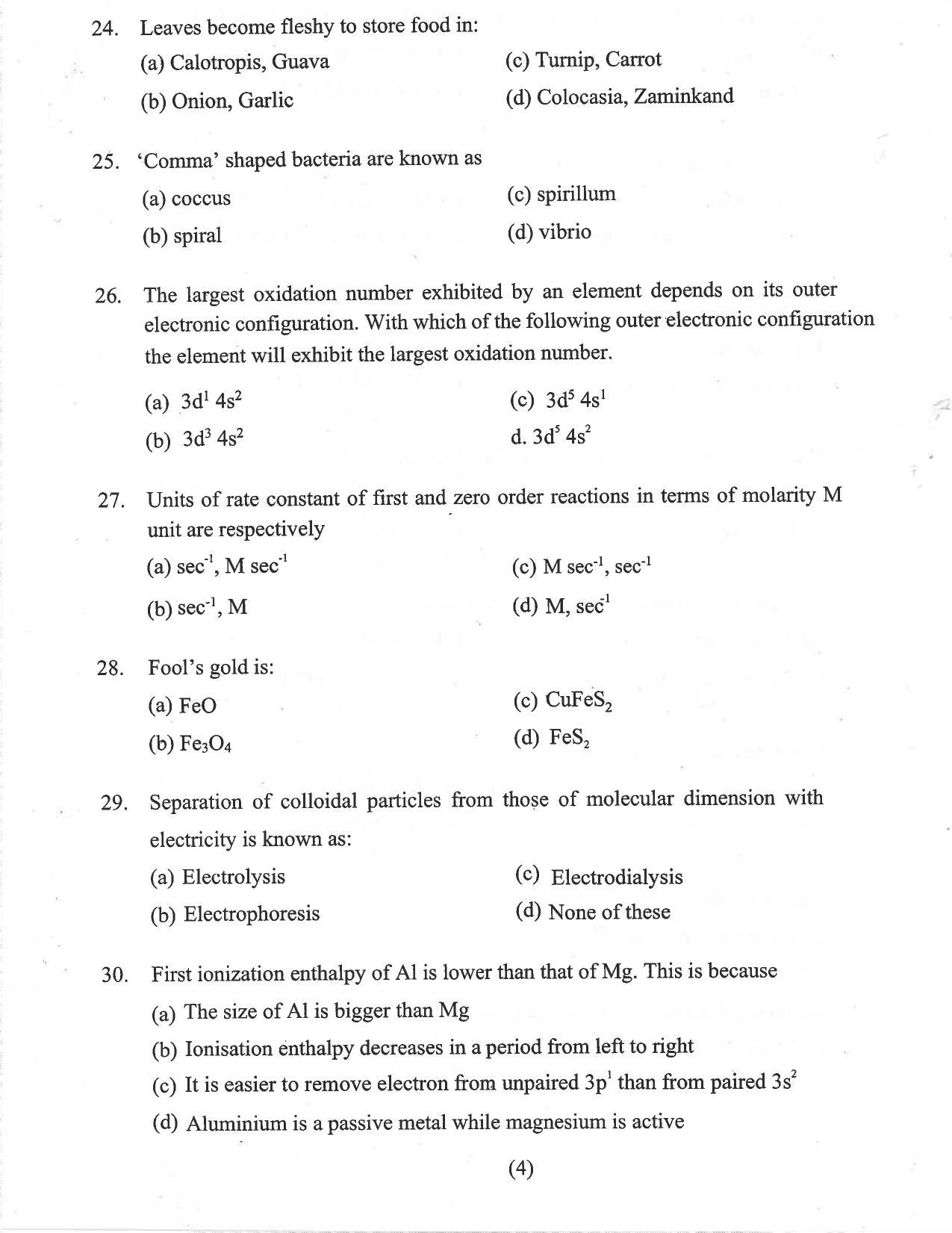 HP B.Sc. Nursing 2021 Question Paper with Answer Key - Page 7