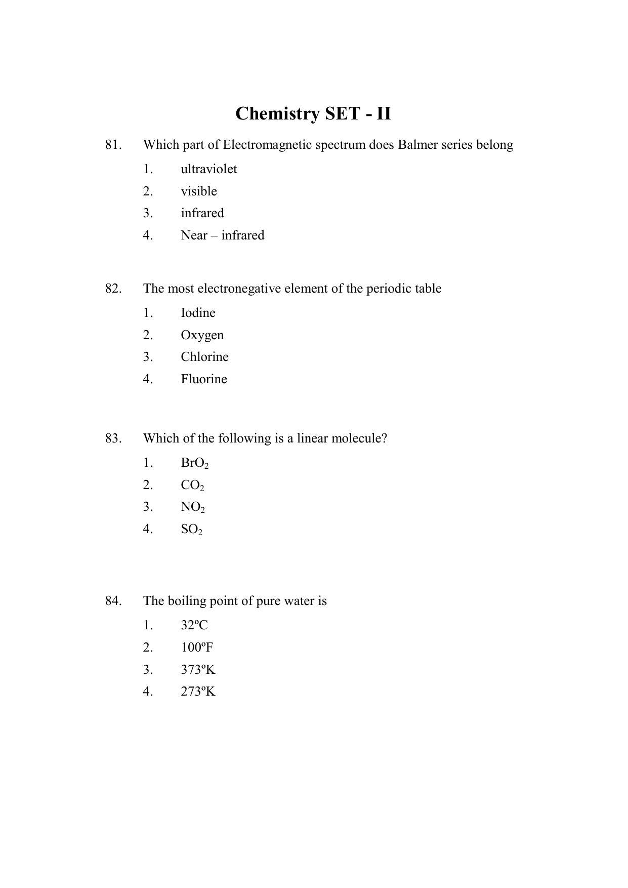AP DEECET Physical Science (English Medium) 2021 Question Paper - Page 25