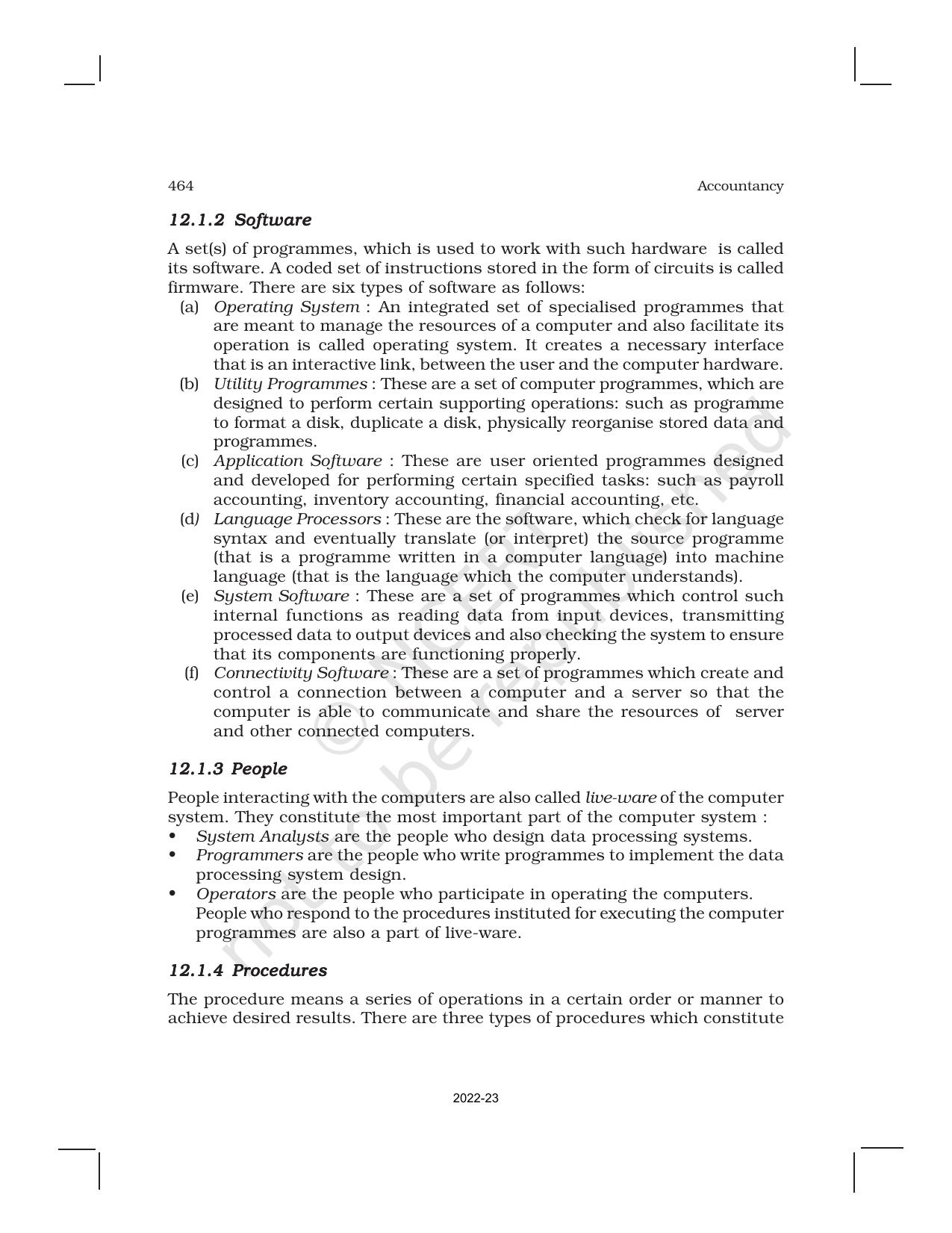 NCERT Book for Class 11 Accountancy (Part-II) Chapter 12 Applications of Computers in Accounting - Page 2