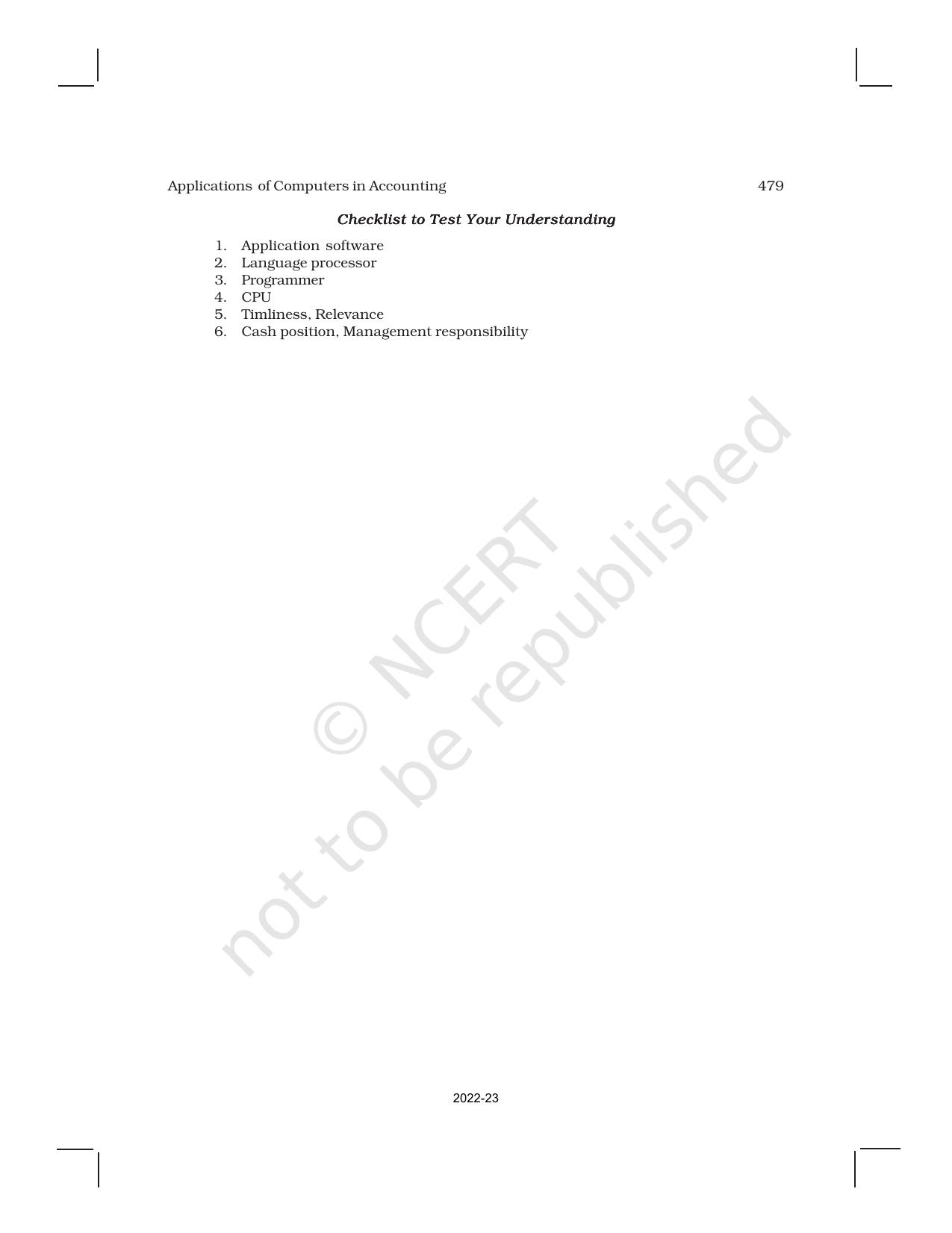 NCERT Book for Class 11 Accountancy (Part-II) Chapter 12 Applications of Computers in Accounting - Page 17