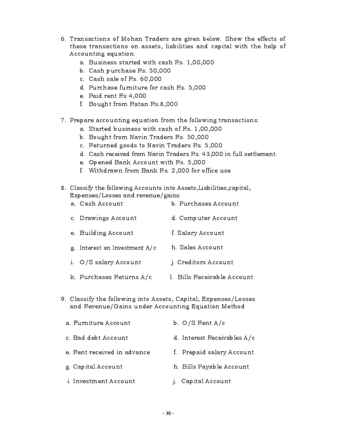 Karnataka 1st PUC Question Bank for Accountancy QB - Page 37