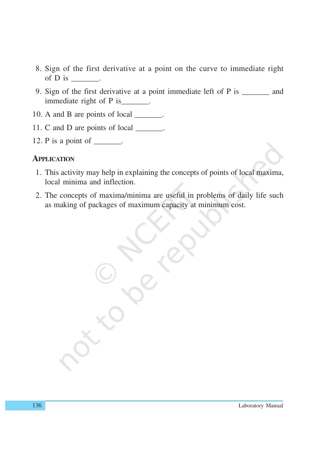 NCERT Laboratory Manuals for Class XII Mathematics - Activities (11- 20) - Page 10