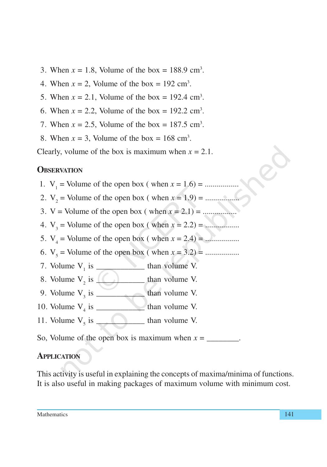 NCERT Laboratory Manuals for Class XII Mathematics - Activities (11- 20) - Page 15