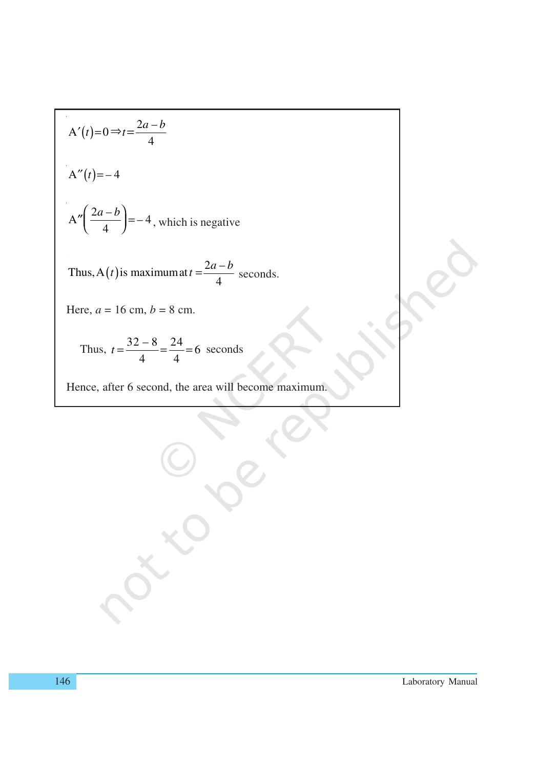 NCERT Laboratory Manuals for Class XII Mathematics - Activities (11- 20) - Page 20