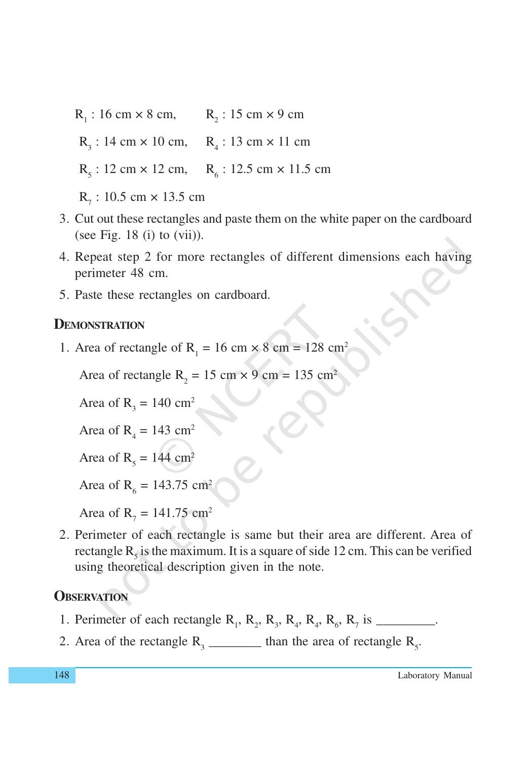 NCERT Laboratory Manuals for Class XII Mathematics - Activities (11- 20) - Page 22