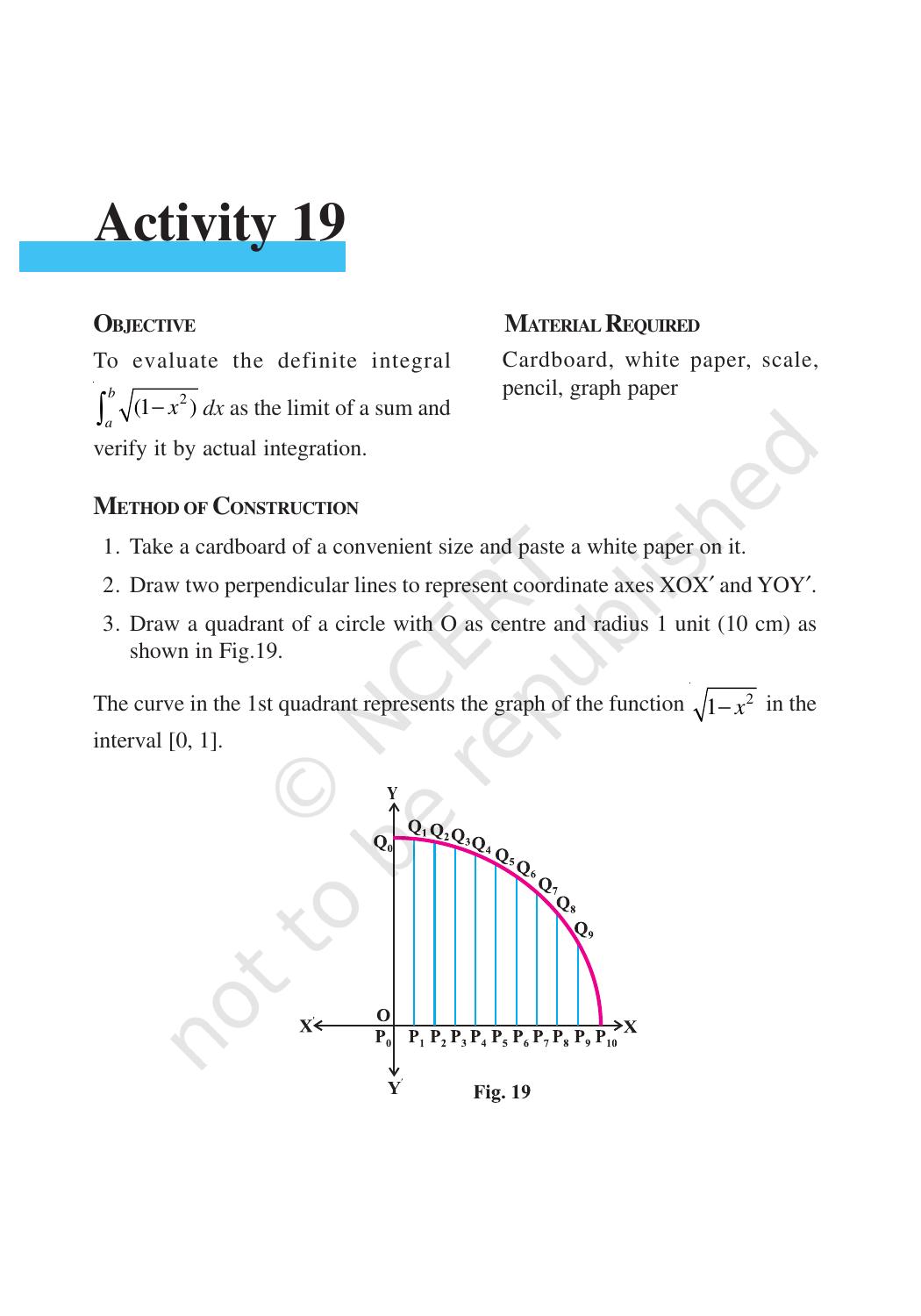 NCERT Laboratory Manuals for Class XII Mathematics - Activities (11- 20) - Page 24