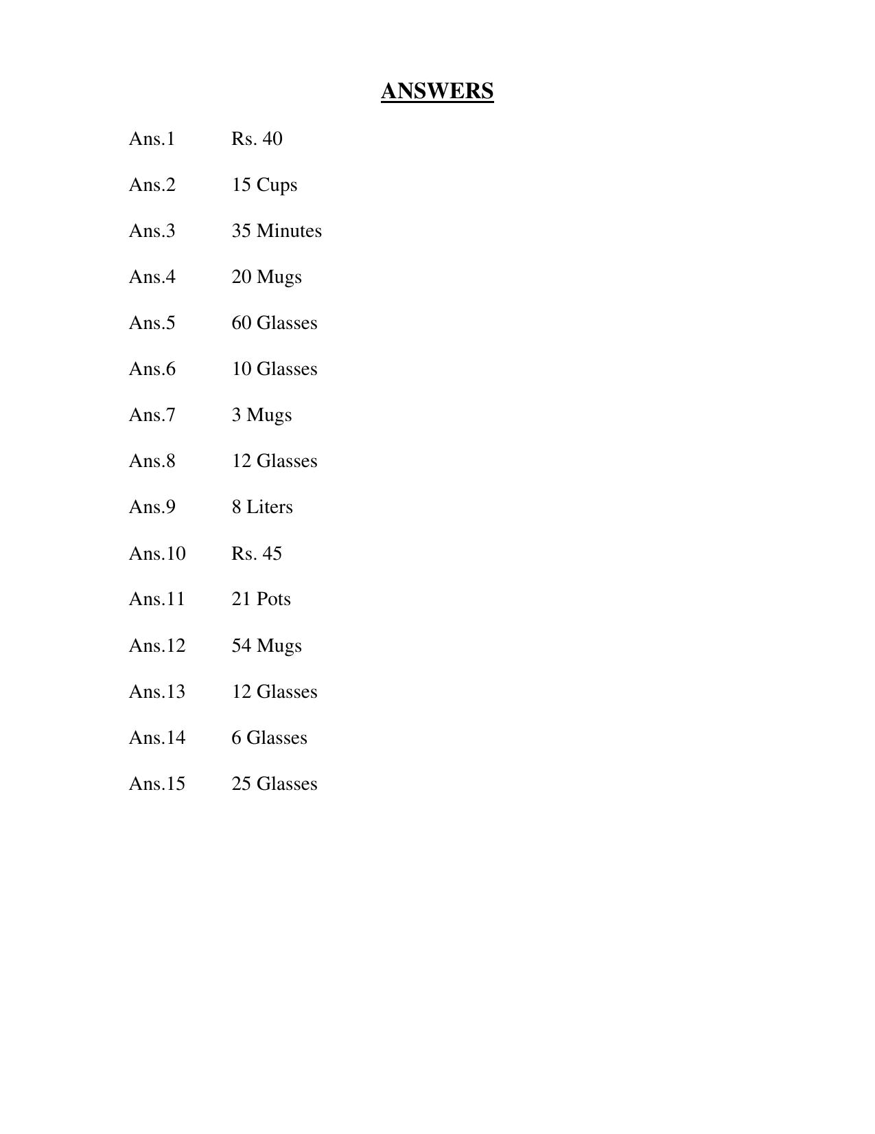 Worksheets for Class 2 Maths Assignment 16 - Page 6