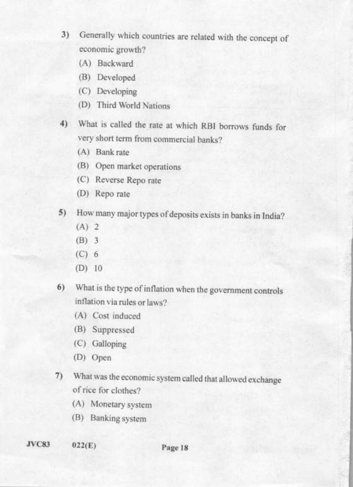 Gujarat Board Class 12th Question Paper 2021: (GHE) Economics - Page 18