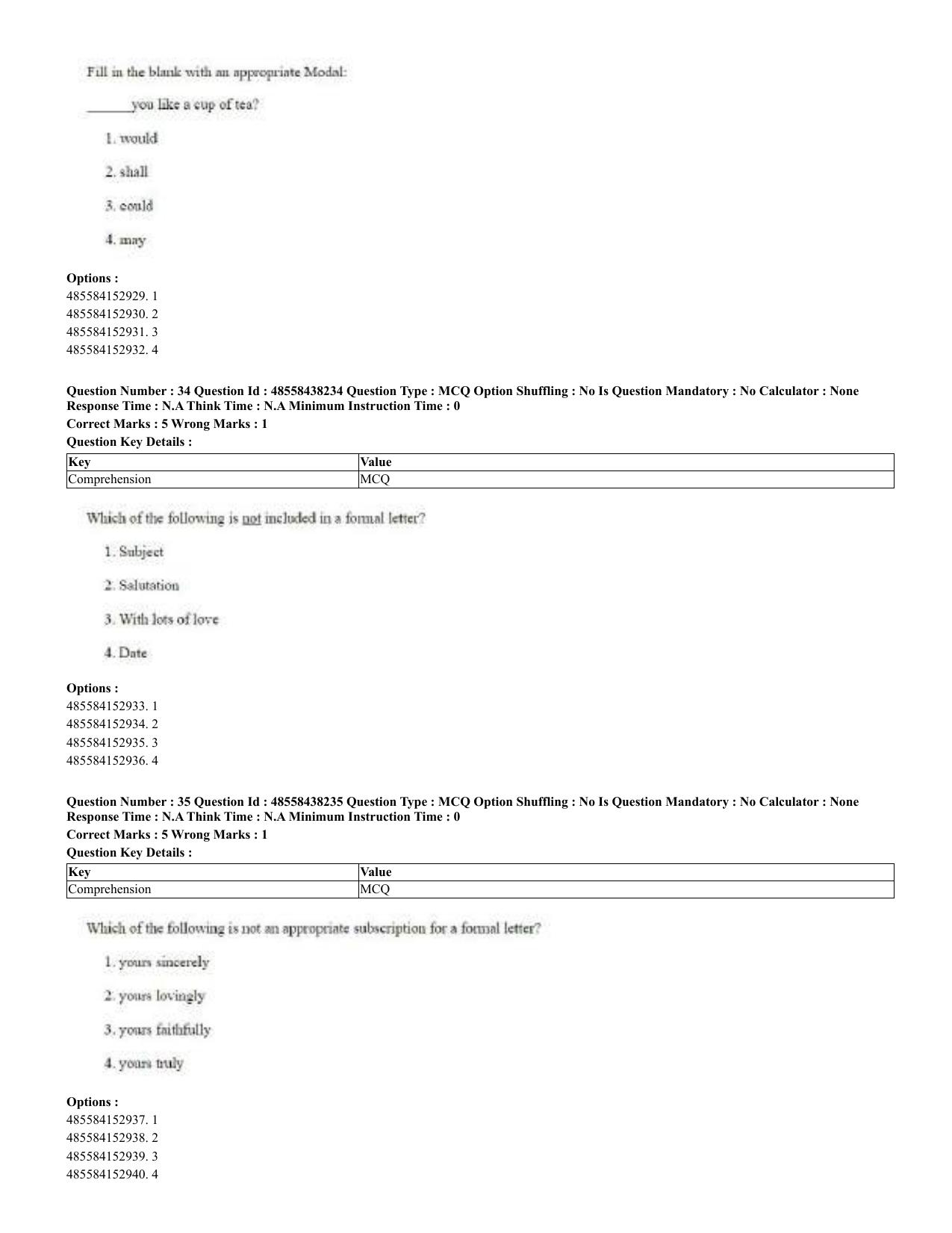 CUET 2023 English Hindi Shift 3 Question Papers - 02 Jul 2023 - Page 23
