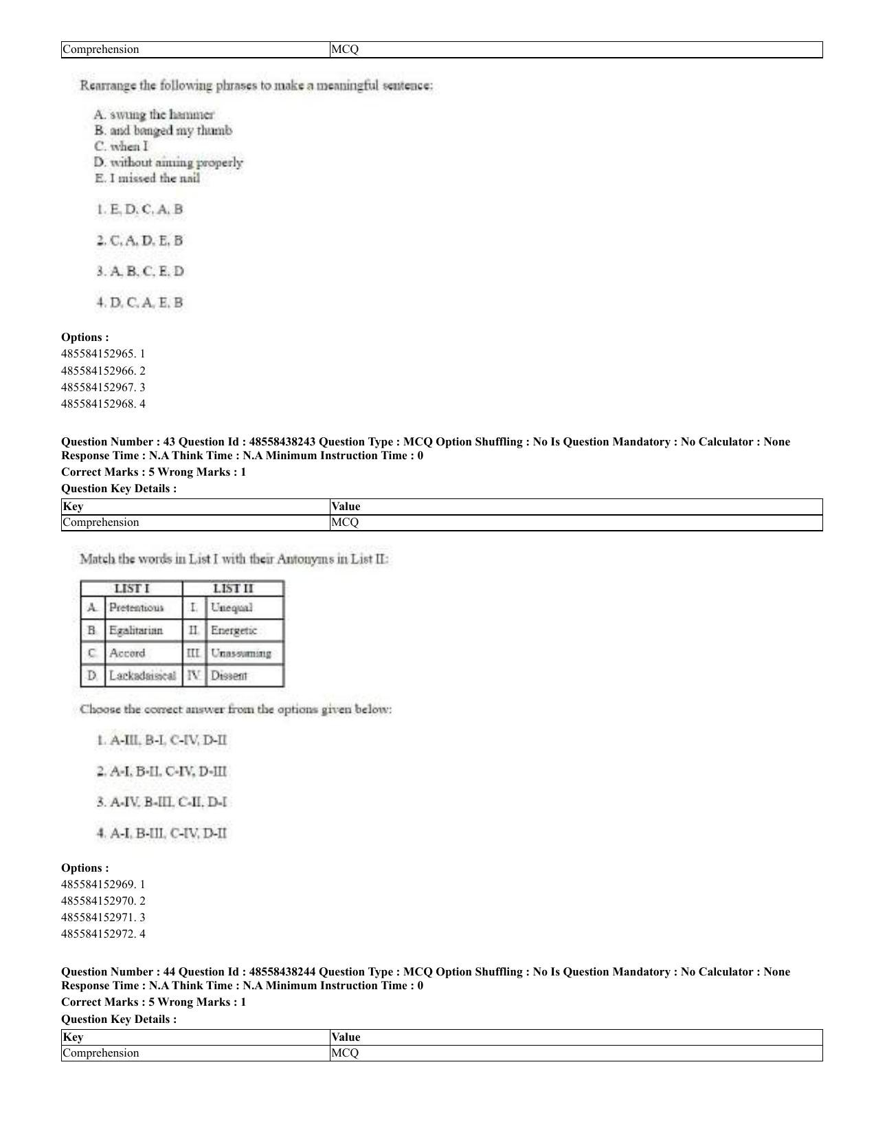 CUET 2023 English Hindi Shift 3 Question Papers - 02 Jul 2023 - Page 27