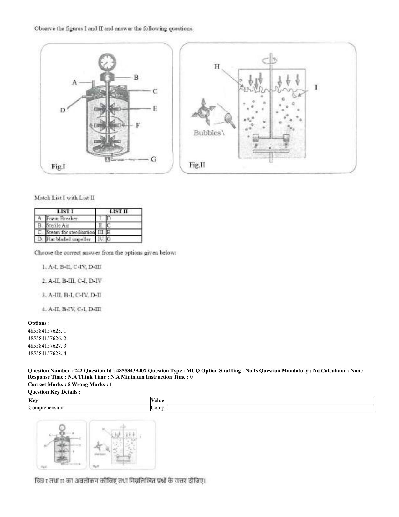 CUET 2023 English Hindi Shift 3 Question Papers - 02 Jul 2023 - Page 198
