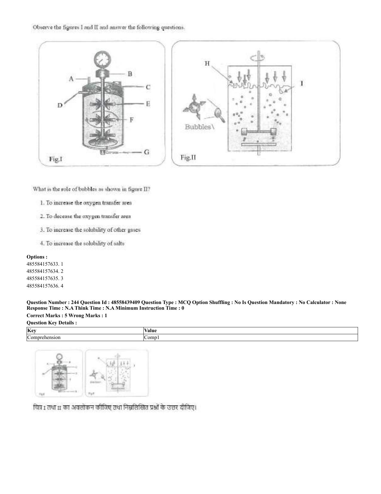CUET 2023 English Hindi Shift 3 Question Papers - 02 Jul 2023 - Page 201