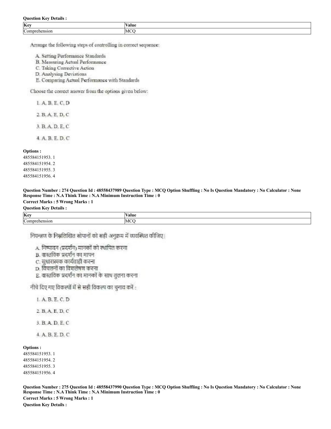CUET 2023 English Hindi Shift 3 Question Papers - 02 Jul 2023 - Page 232