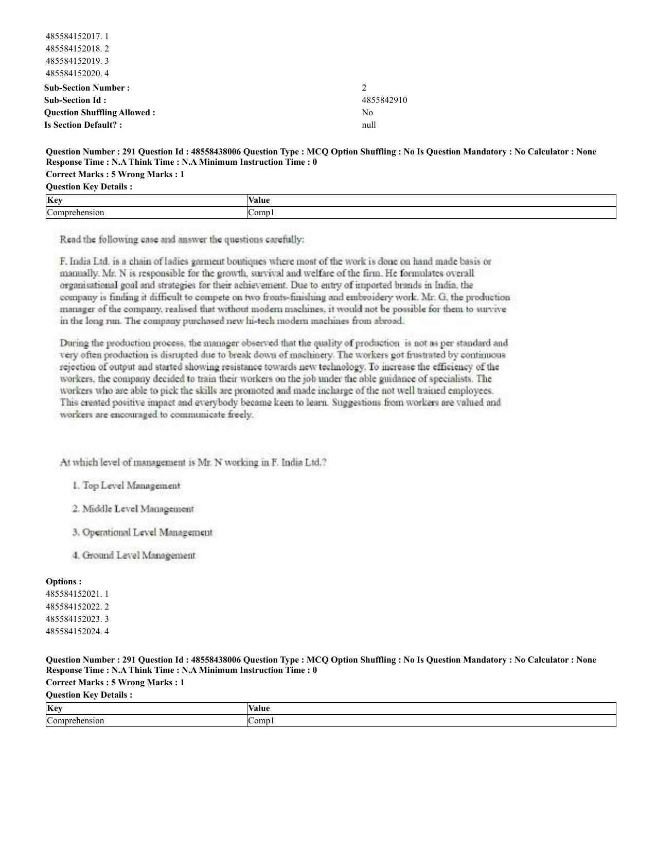 CUET 2023 English Hindi Shift 3 Question Papers - 02 Jul 2023 - Page 248