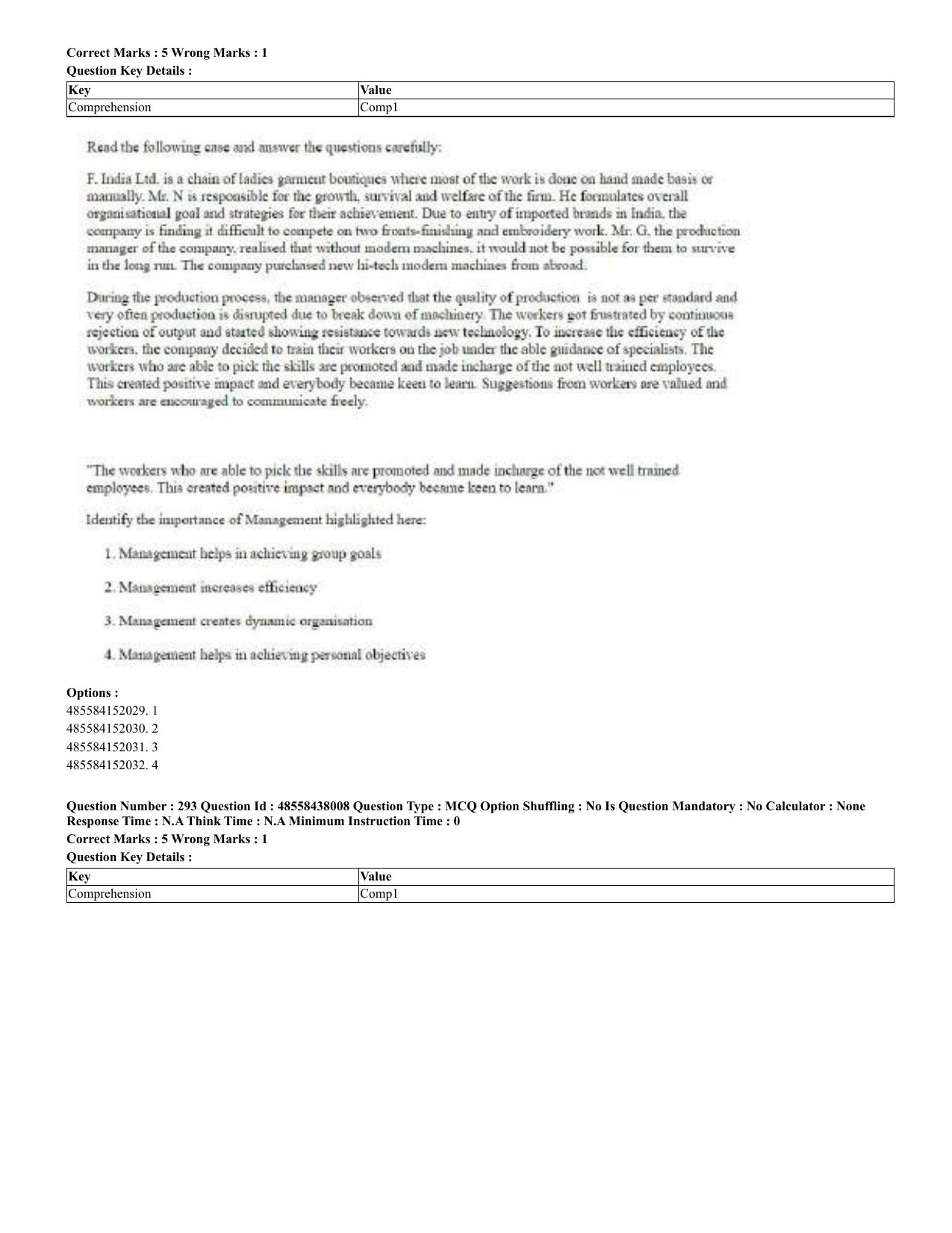 CUET 2023 English Hindi Shift 3 Question Papers - 02 Jul 2023 - Page 251