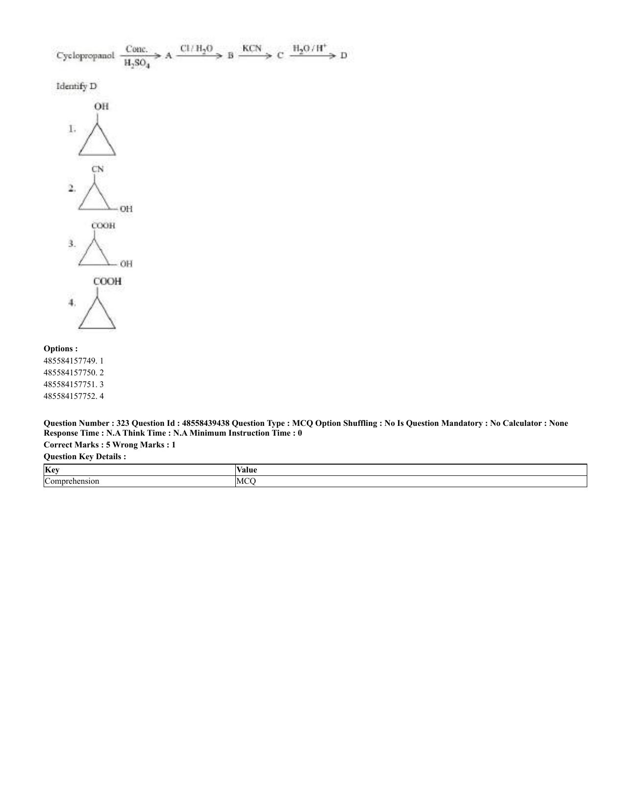 CUET 2023 English Hindi Shift 3 Question Papers - 02 Jul 2023 - Page 283