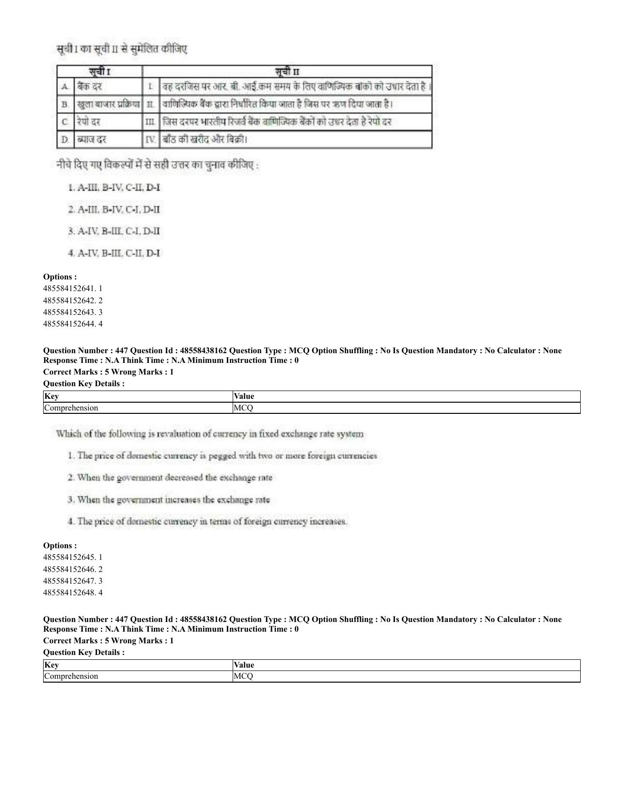 CUET 2023 English Hindi Shift 3 Question Papers - 02 Jul 2023 - Page 409