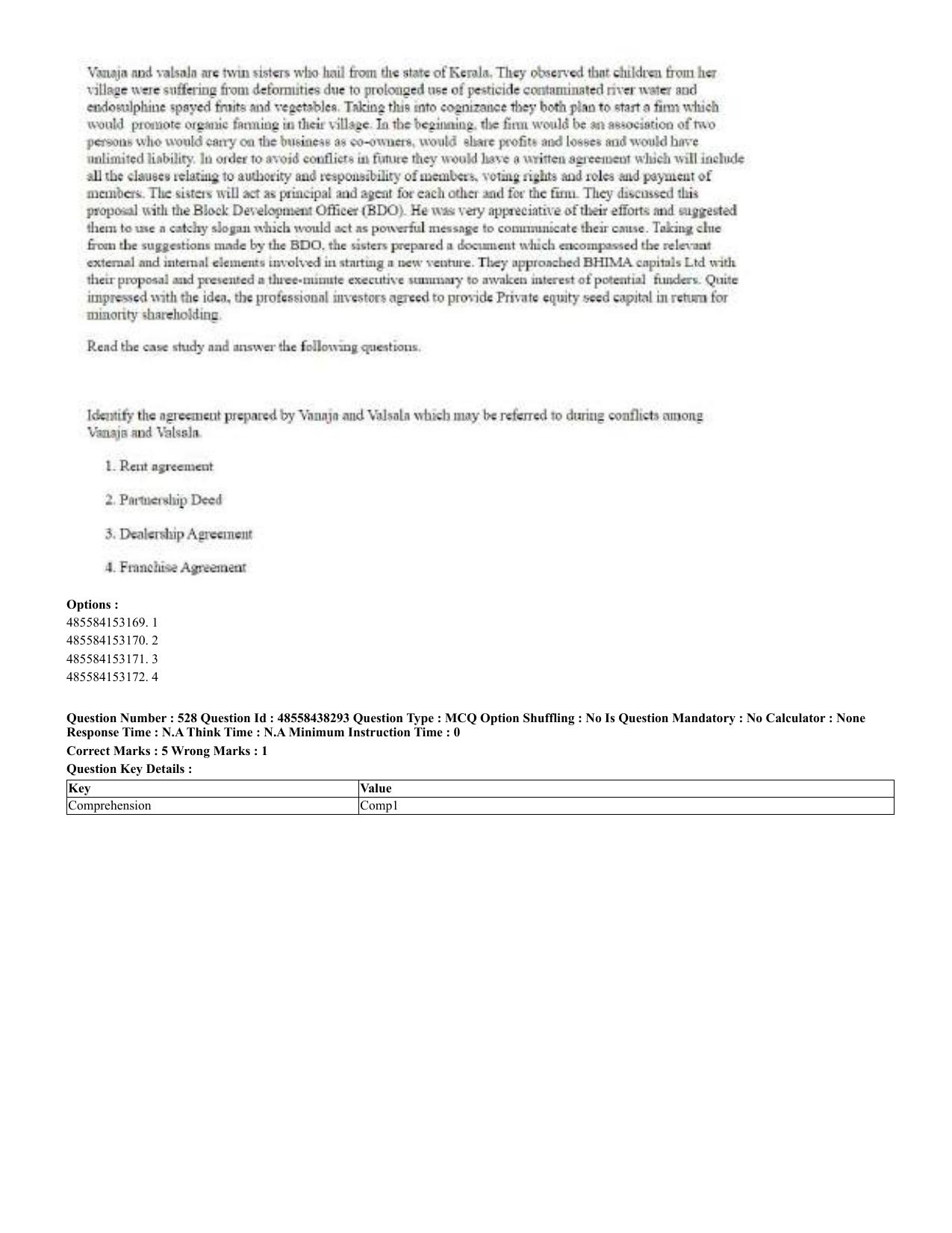 CUET 2023 English Hindi Shift 3 Question Papers - 02 Jul 2023 - Page 490