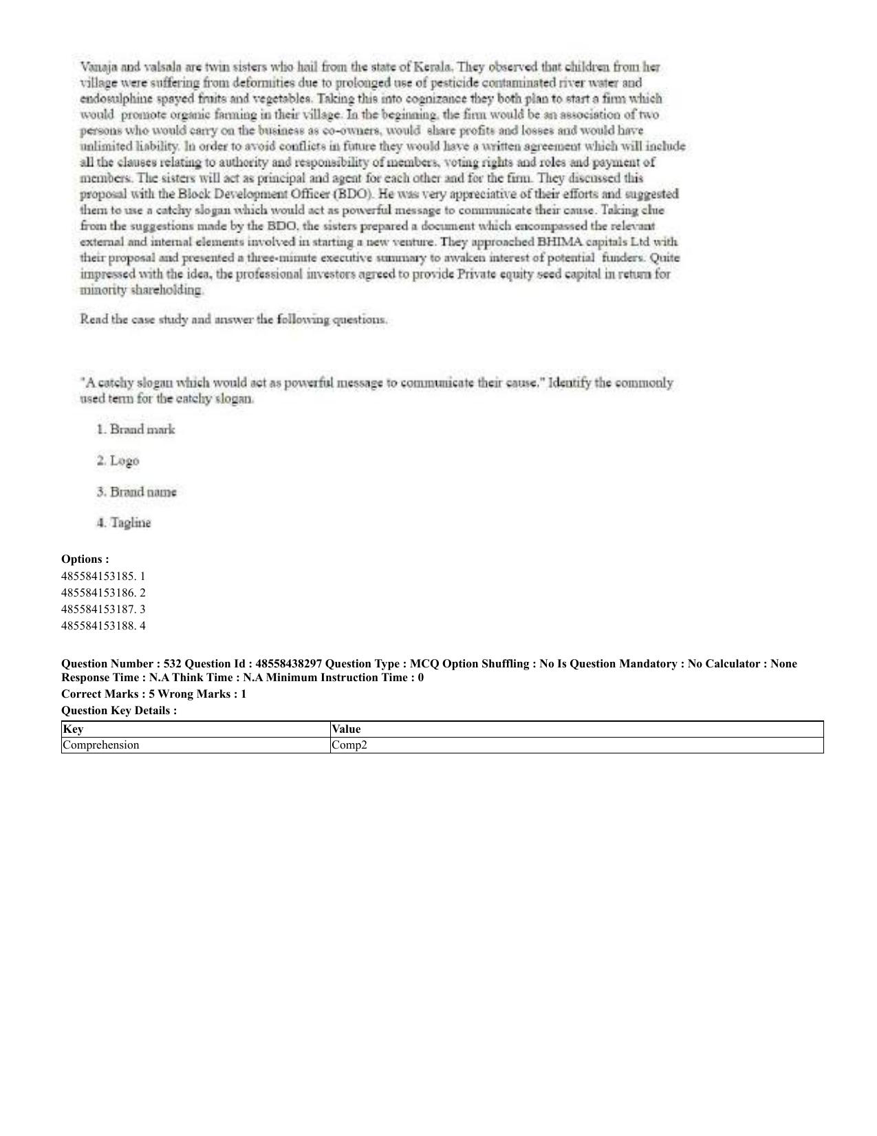 CUET 2023 English Hindi Shift 3 Question Papers - 02 Jul 2023 - Page 498