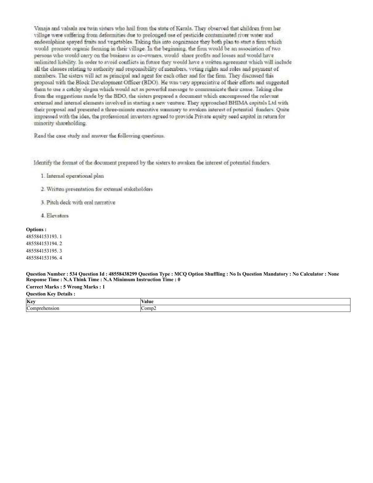 CUET 2023 English Hindi Shift 3 Question Papers - 02 Jul 2023 - Page 502