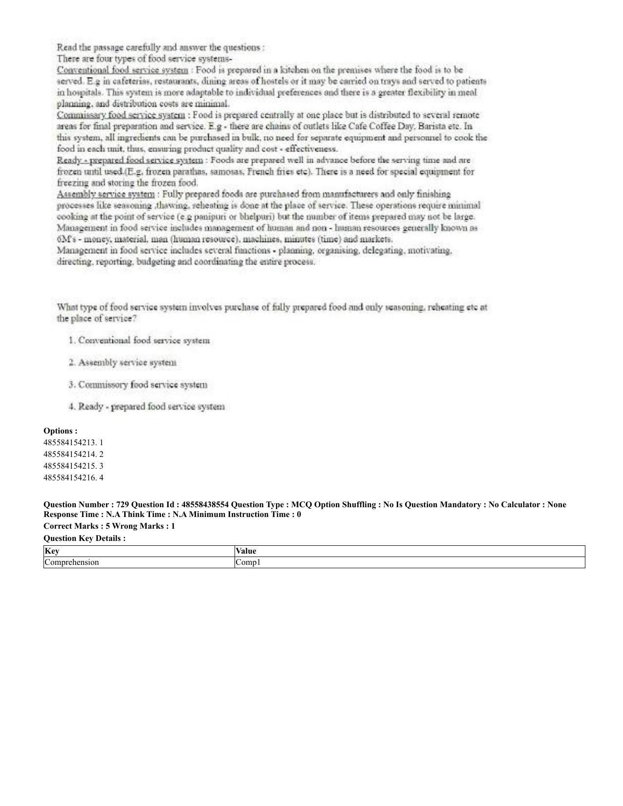 CUET 2023 English Hindi Shift 3 Question Papers - 02 Jul 2023 - Page 697