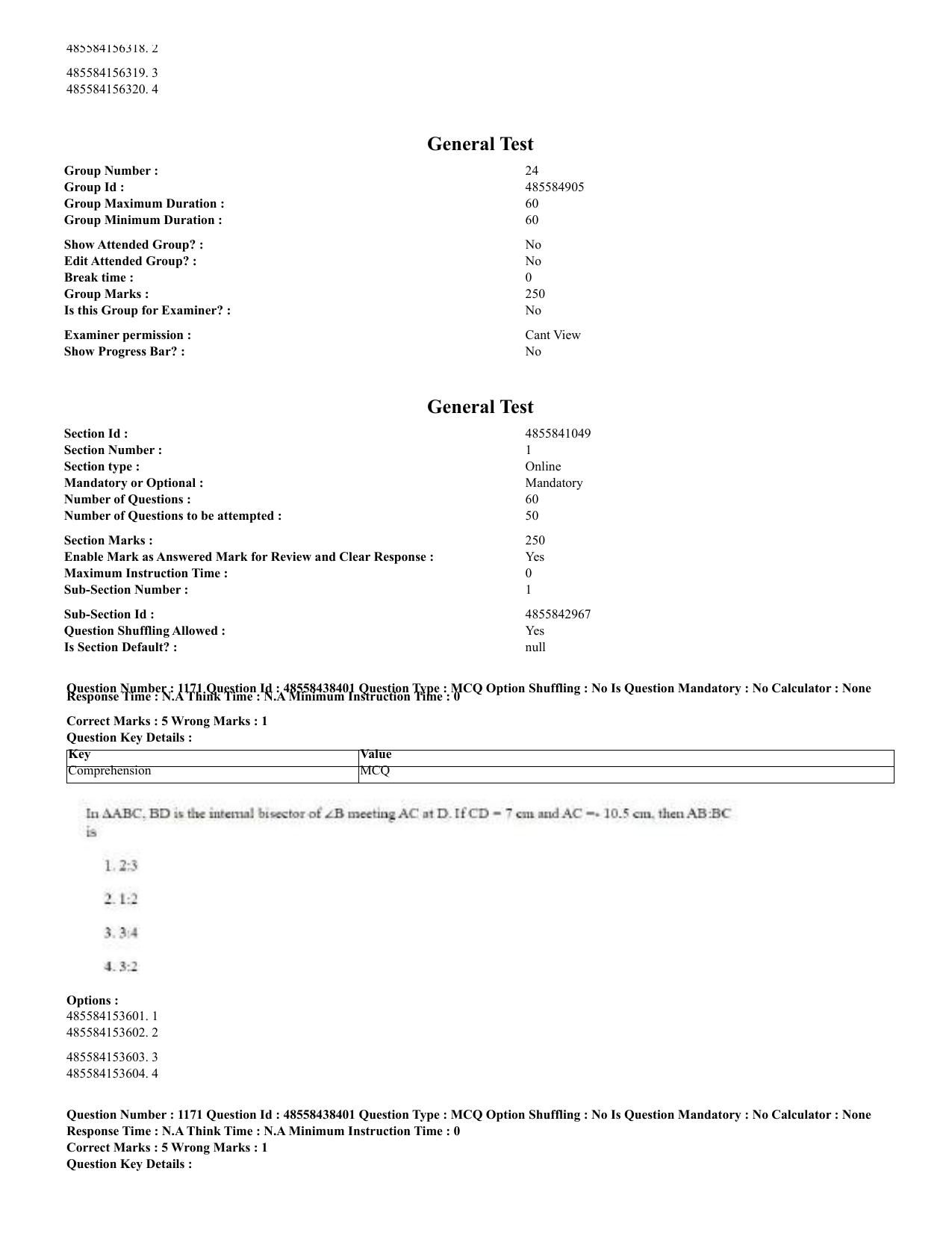 CUET 2023 English Hindi Shift 3 Question Papers - 02 Jul 2023 - Page 1144