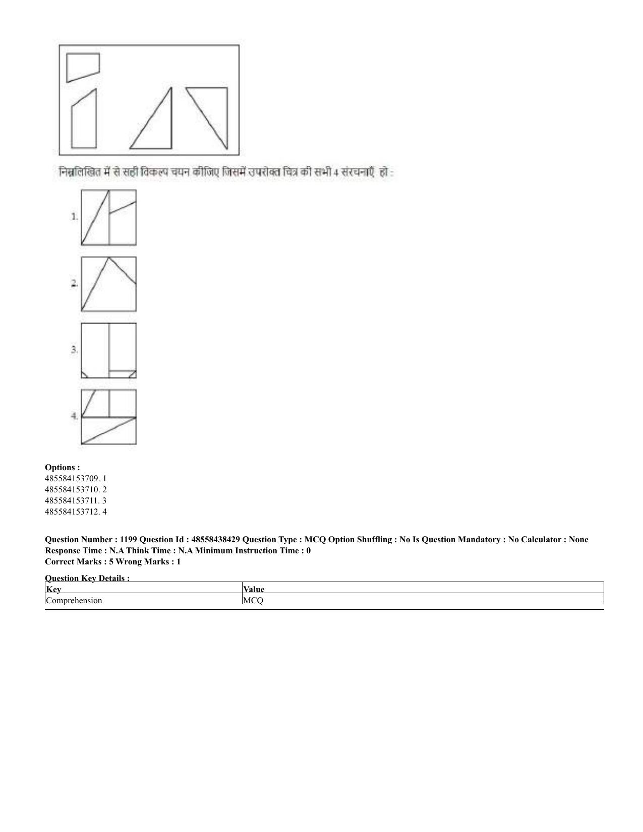 CUET 2023 English Hindi Shift 3 Question Papers - 02 Jul 2023 - Page 1169