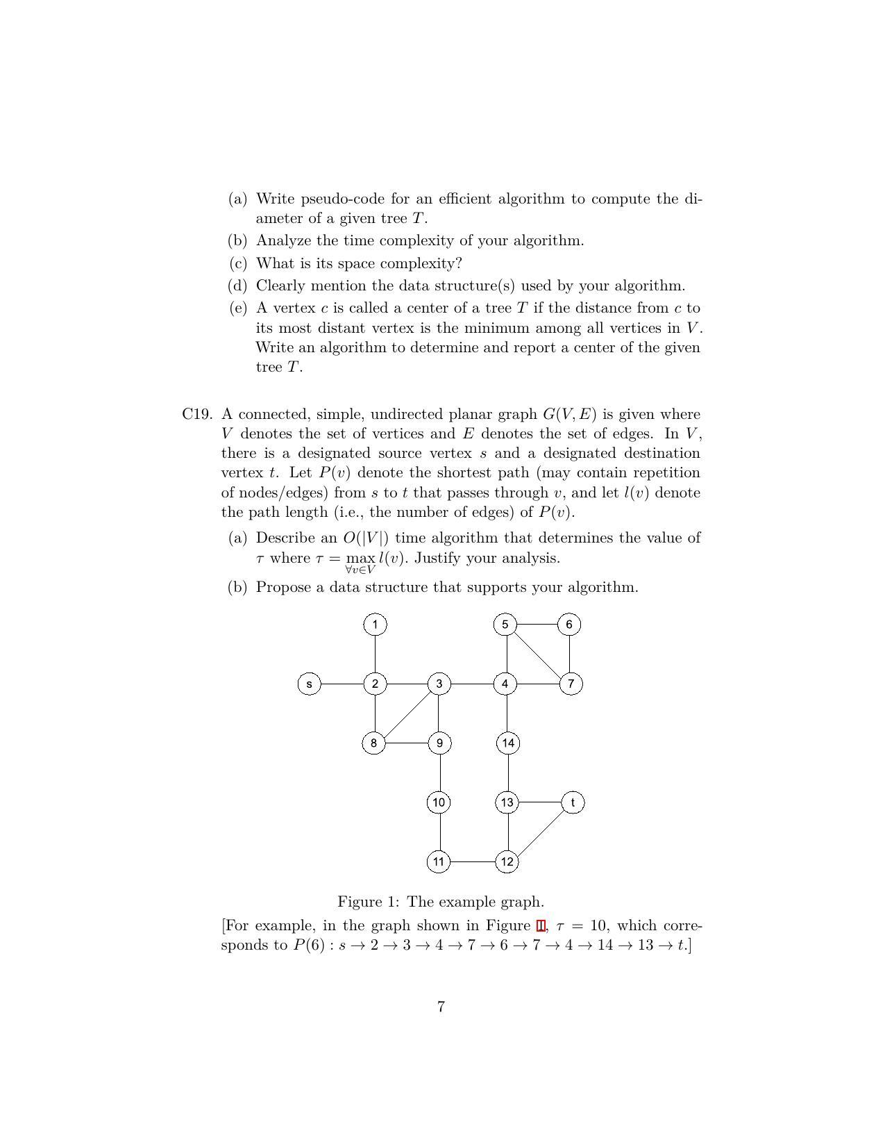 ISI Admission Test JRF in Computer Science CSB 2023 Sample Paper - Page 7