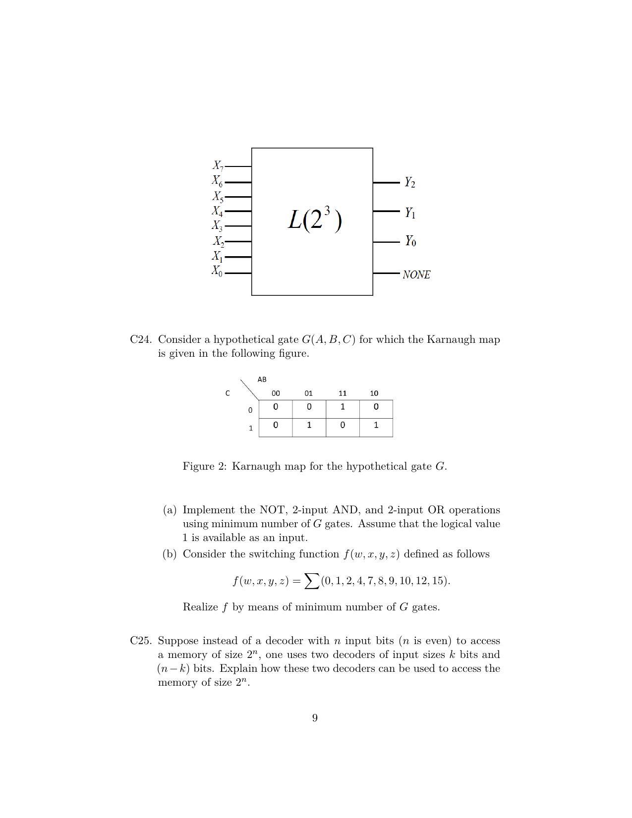 ISI Admission Test JRF in Computer Science CSB 2023 Sample Paper - Page 9