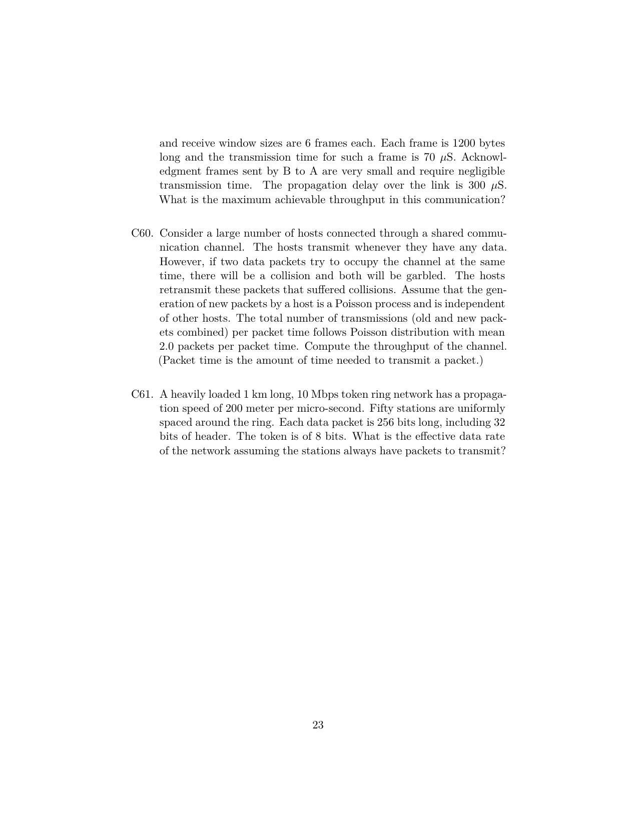 ISI Admission Test JRF in Computer Science CSB 2023 Sample Paper - Page 23
