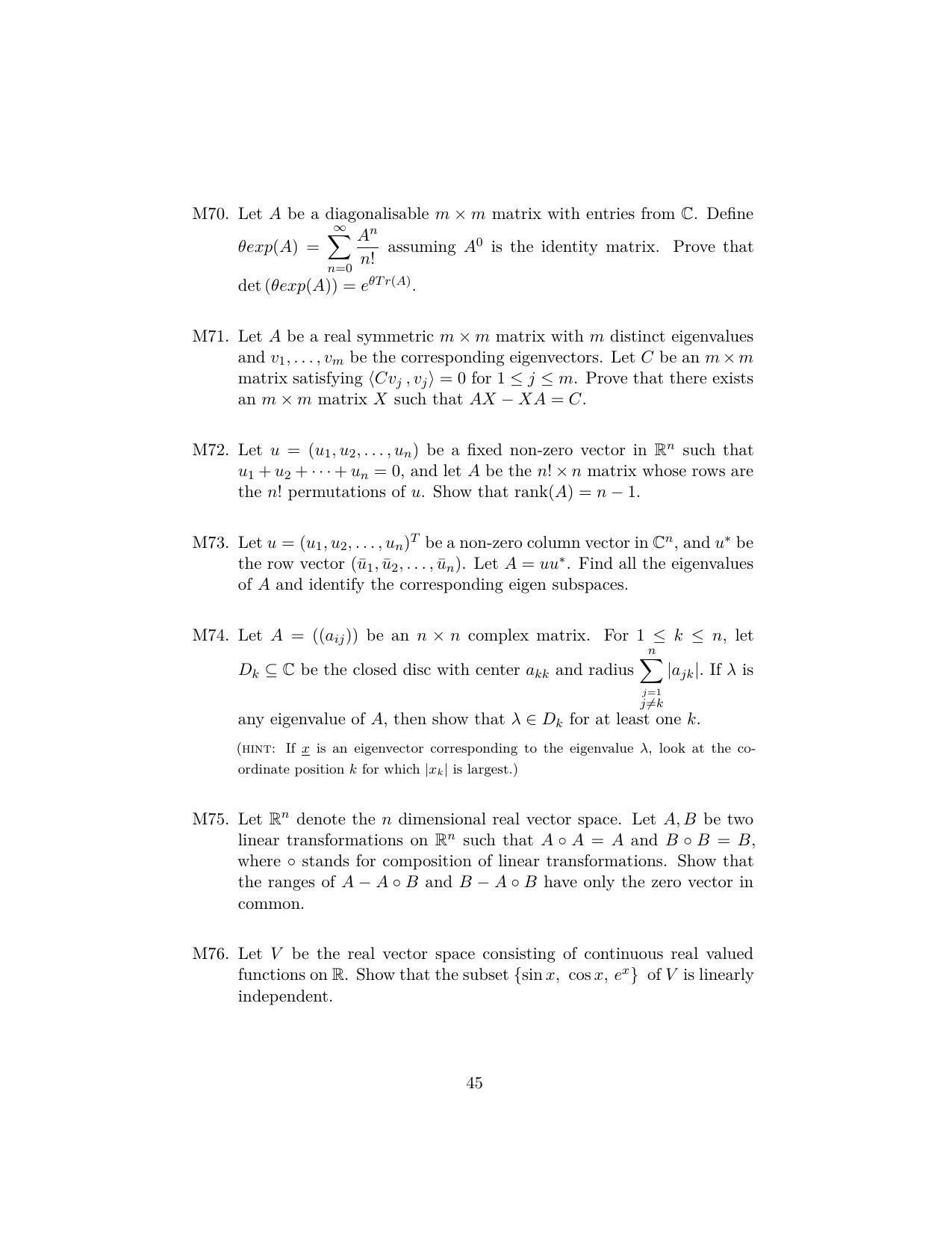 ISI Admission Test JRF in Computer Science CSB 2023 Sample Paper - Page 45