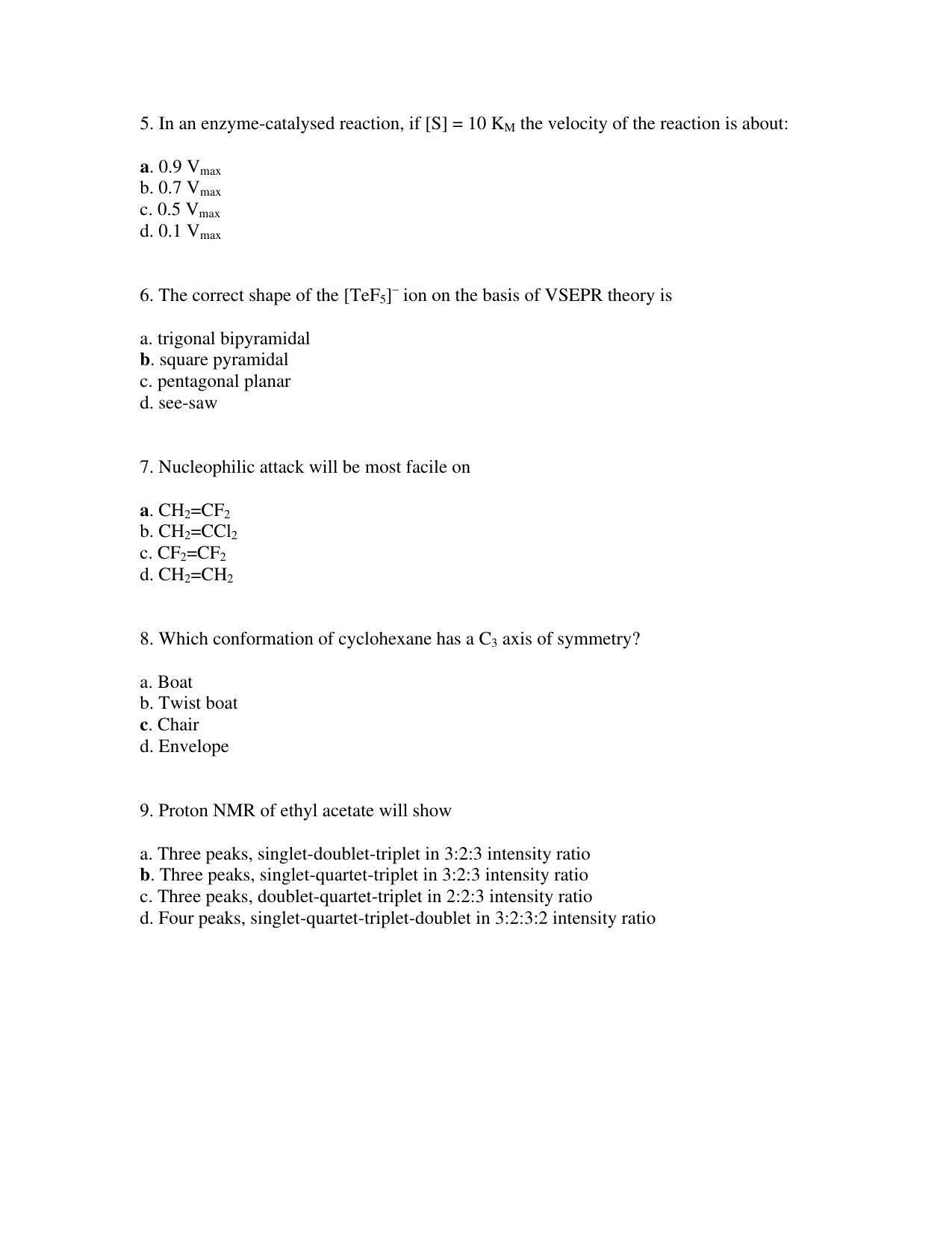 TIFR GS 2018 Biology Question Paper - Page 10