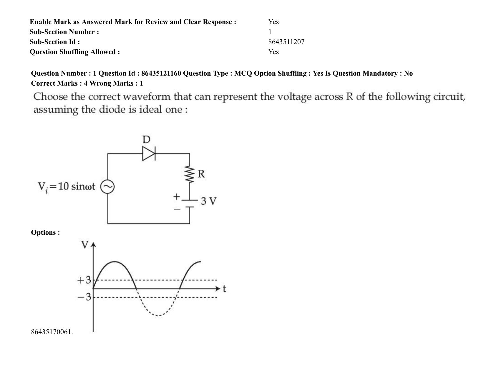 JEE Mains 2021: BTech (Shift 1) 31-08-2021 Question Paper - Page 2