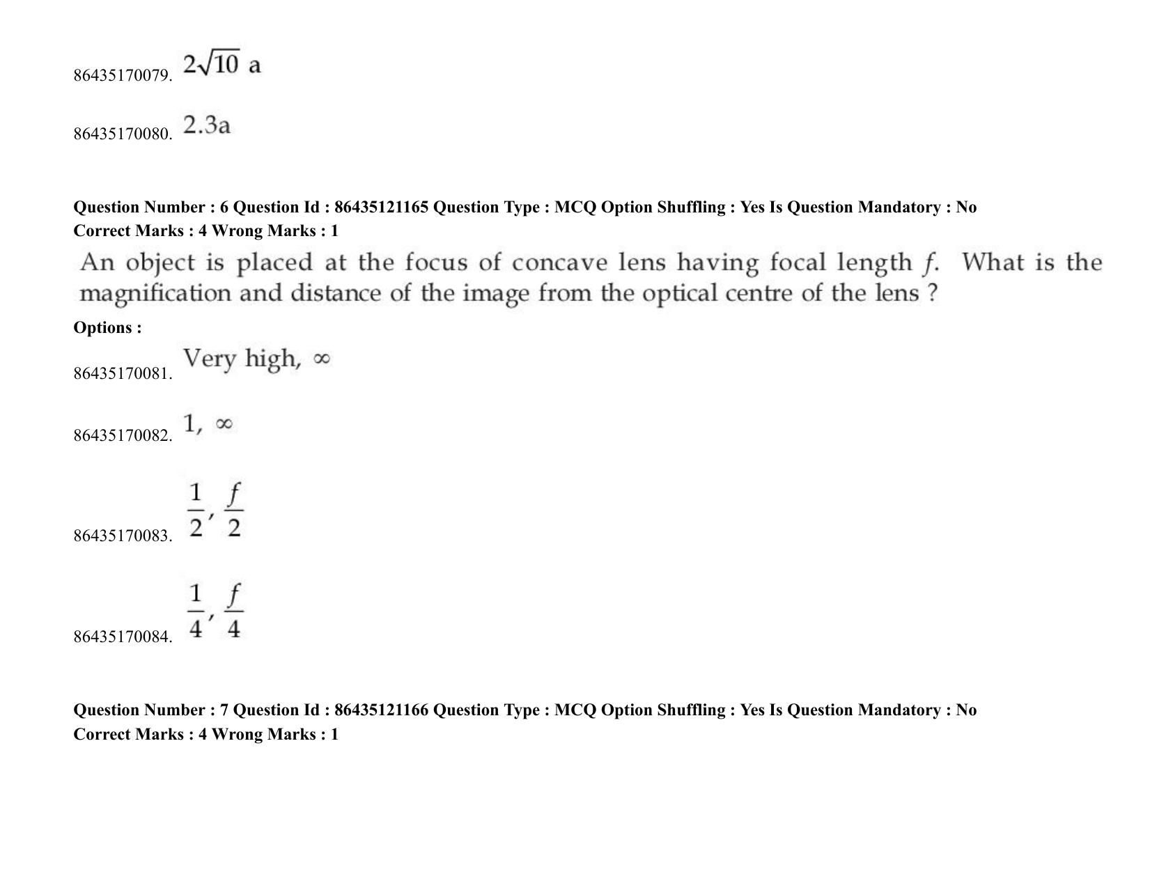 JEE Mains 2021: BTech (Shift 1) 31-08-2021 Question Paper - Page 8